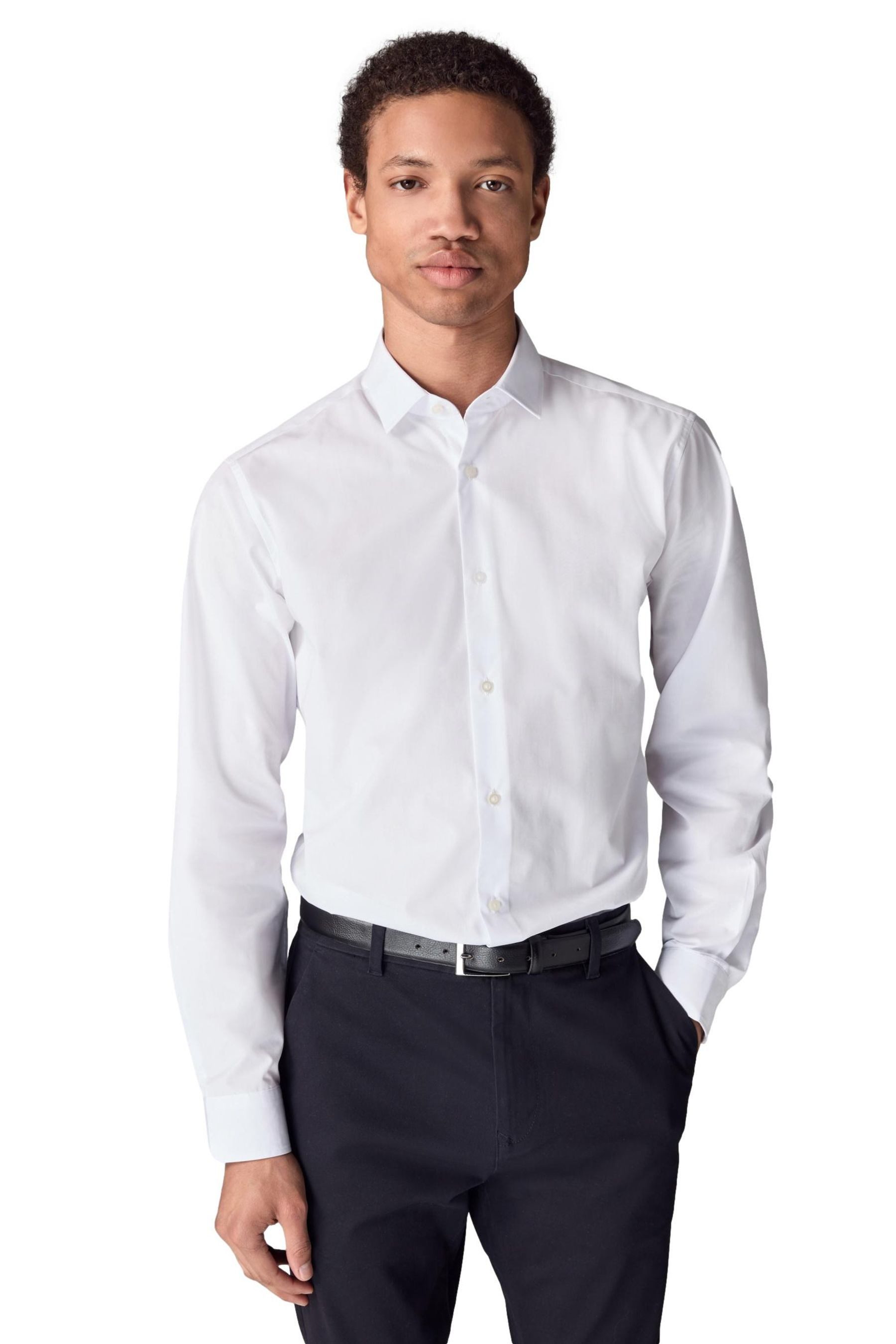 Langarmhemd Pflegeleichtes, smartes Slim Fit Hemd