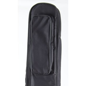 MUSIC STORE Gitarrentasche (Gigbag E-Bass Super Deluxe, Wetterfestes Nylongewebe, 30mm Polsterung, Zubehörfach, Stabiler Reißverschluss), Gigbag E-Bass, Wetterfestes Nylongewebe, 30mm Polsterung