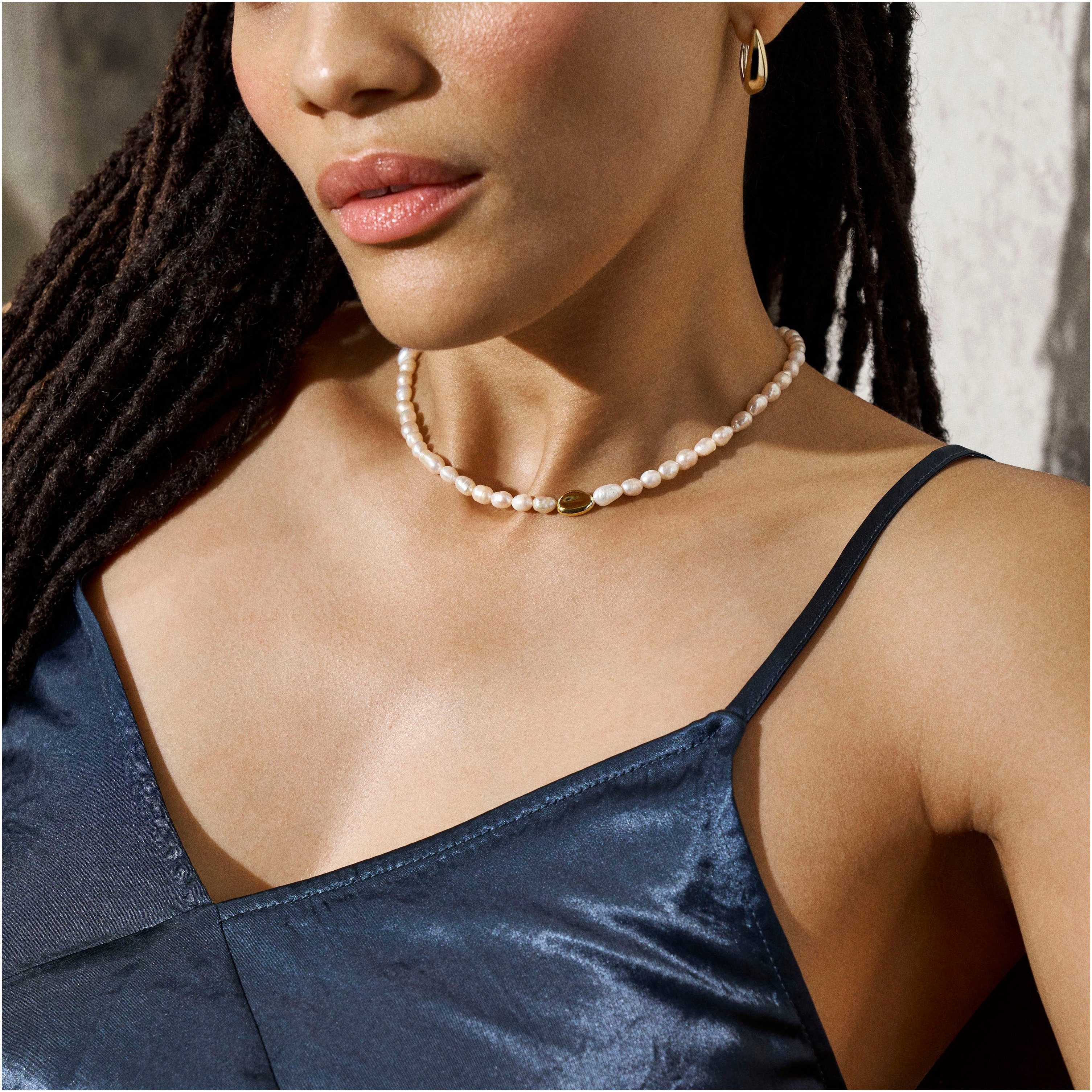 Skagen Perlenkette Schmuck Geschenk Edel... Skagen Perlenkette Schmuck Geschenk Edel...
