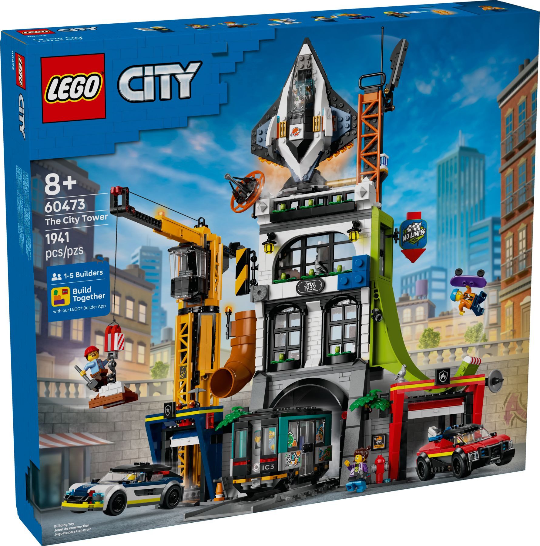 LEGO® City 60473 Der City Turm Konstruktionsspielsteine