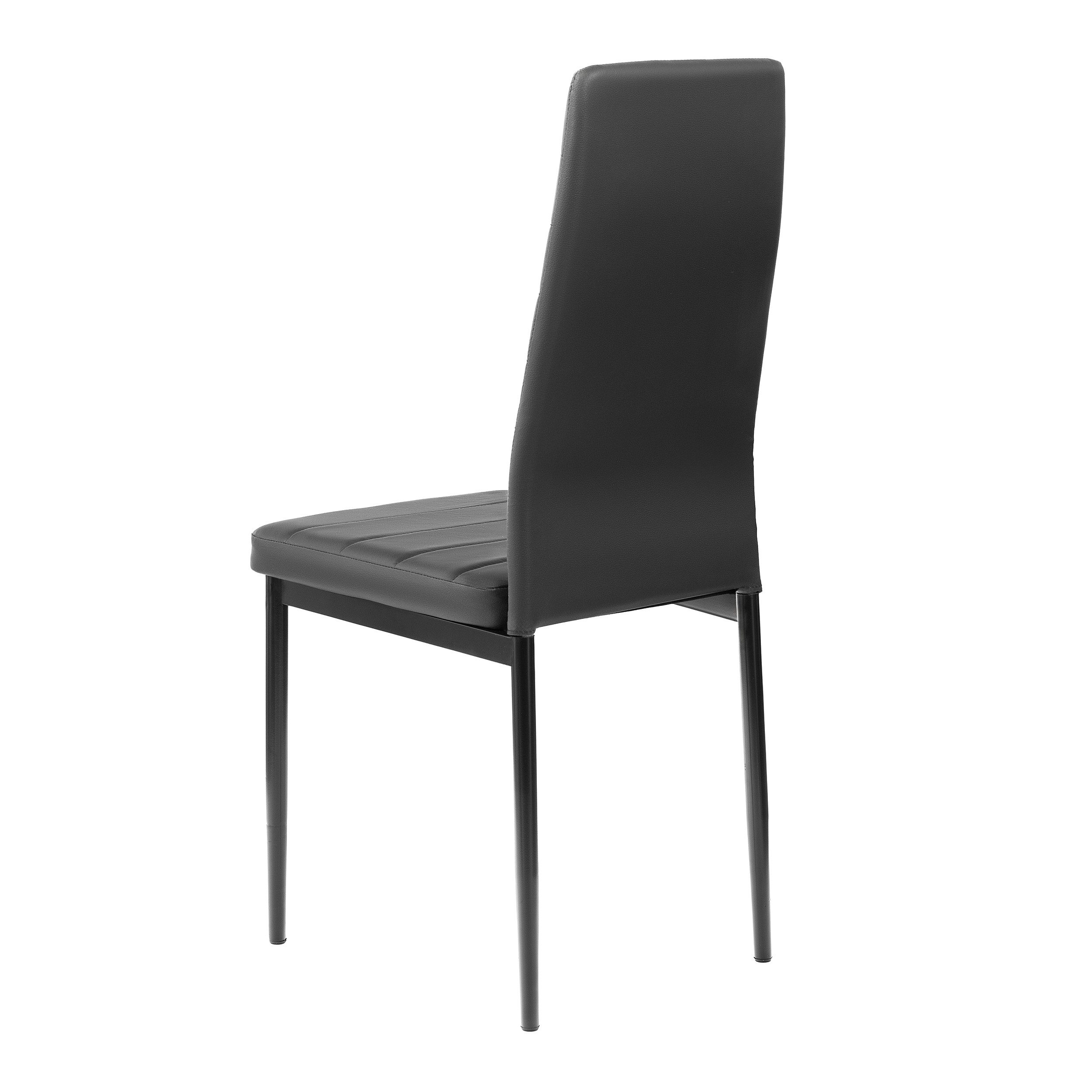 Furnify Esszimmerstuhl Küchenstuhl HYGGE Komfortabler Kunstlederstuhl für Küche & Esszimmer (1 St), mit Rückenlehne