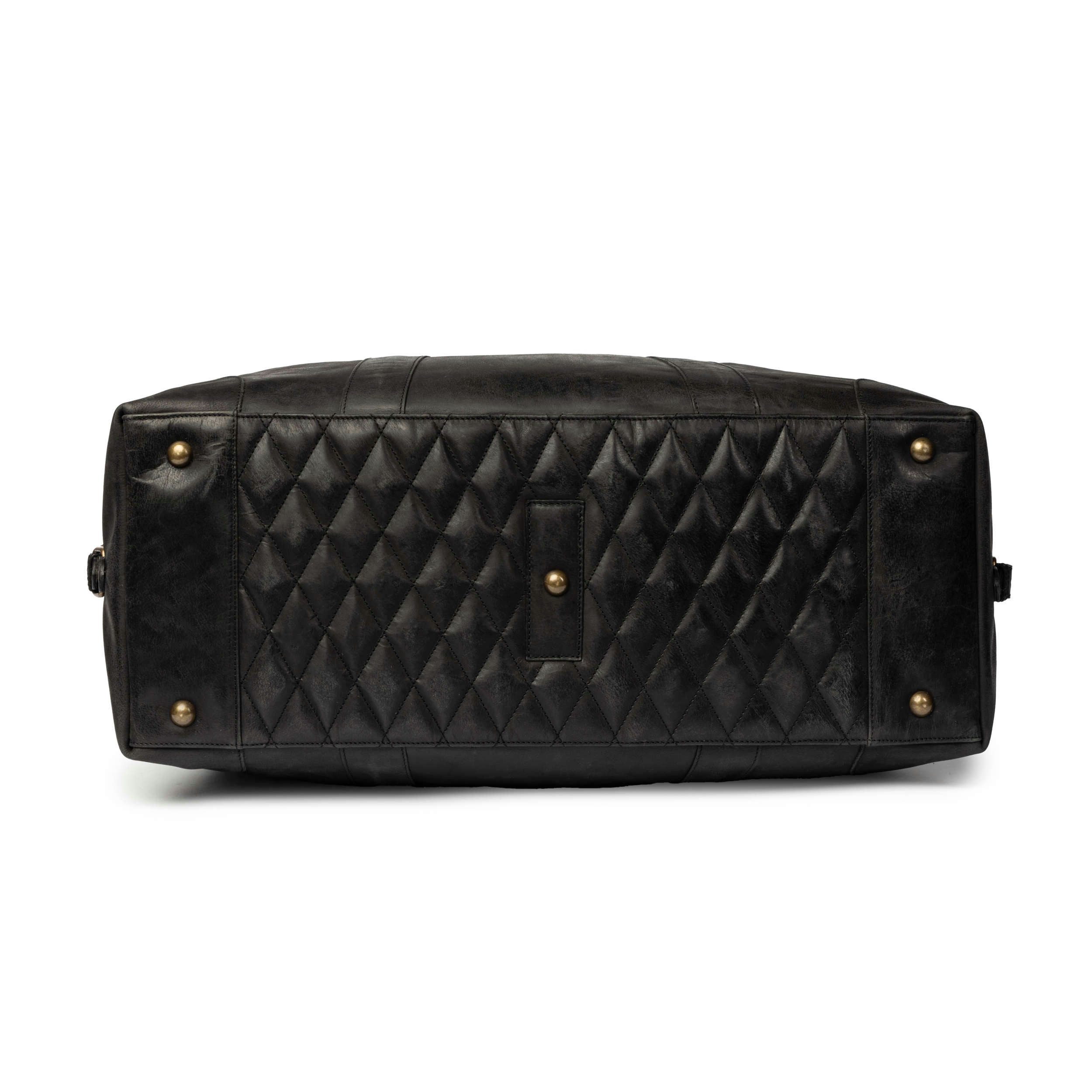 DRAKENSBERG Reisetasche Weekender »David« Vintage-Schwarz, aus günstig online kaufen
