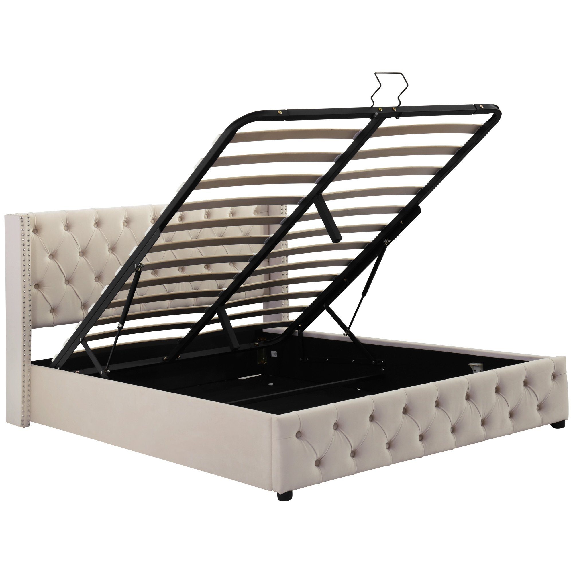 SOFTWEARY Polsterbett Doppelbett mit Lattenrost und günstig online kaufen