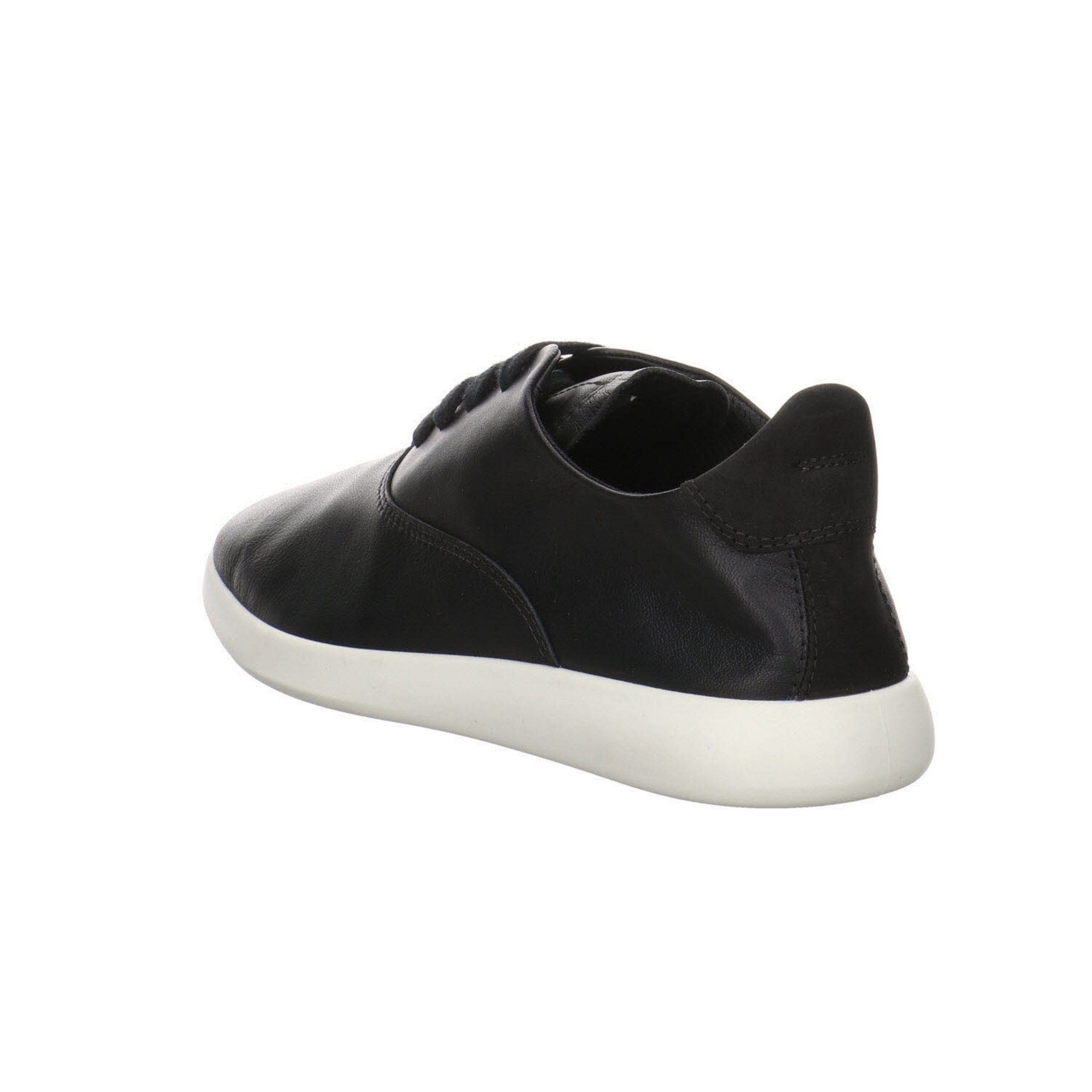 Minimalist Sneaker Sneaker Glattleder Schnürschuh Ecco Schuhe Damen BLACK/BLACK