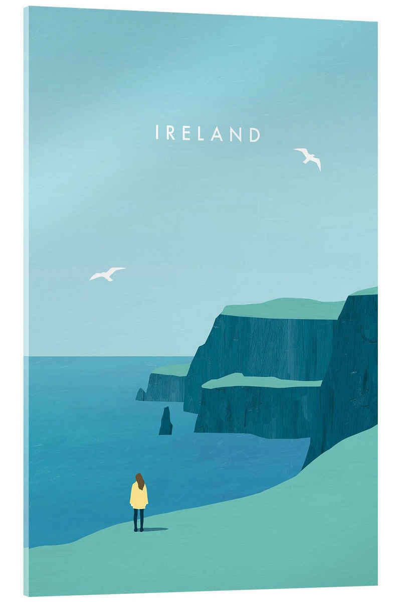 Posterlounge Acrylglasbild Katinka Reinke, Irland, Minimalistisch Grafikdesign
