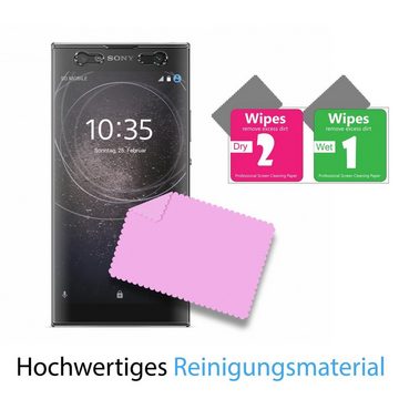 CoolGadget Schutzfolie Panzerfolie für Sony Xperia XA2 Ultra, (9H Härtegrad, 2x Schutzglas, 1xReinigungset), Displayfolie Schutzfolie 2 Stück für Sony Xperia XA2 Ultra Glas Folie