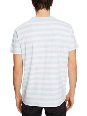 Esprit T-Shirt Gestreiftes T-Shirt mit Rundhalsausschnitt (1-tlg)