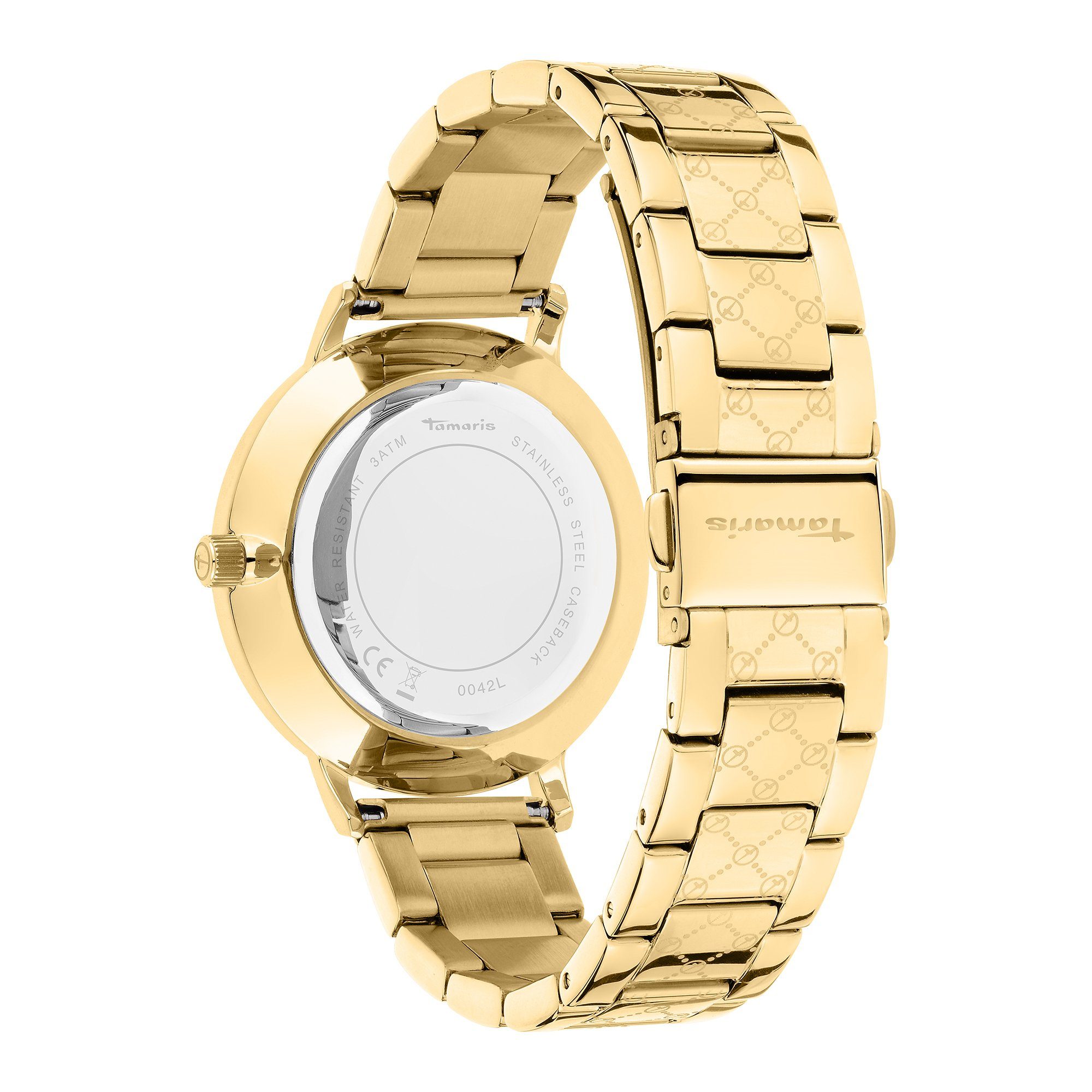 Tamaris Quarzuhr The Modern Classic Edelstahl