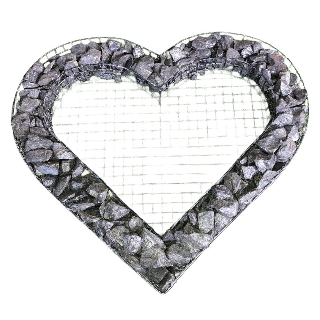 Gartenwelt Riegelsberger Gartenfigur Herz Gitter Grabschmuck Gartendekorati günstig online kaufen
