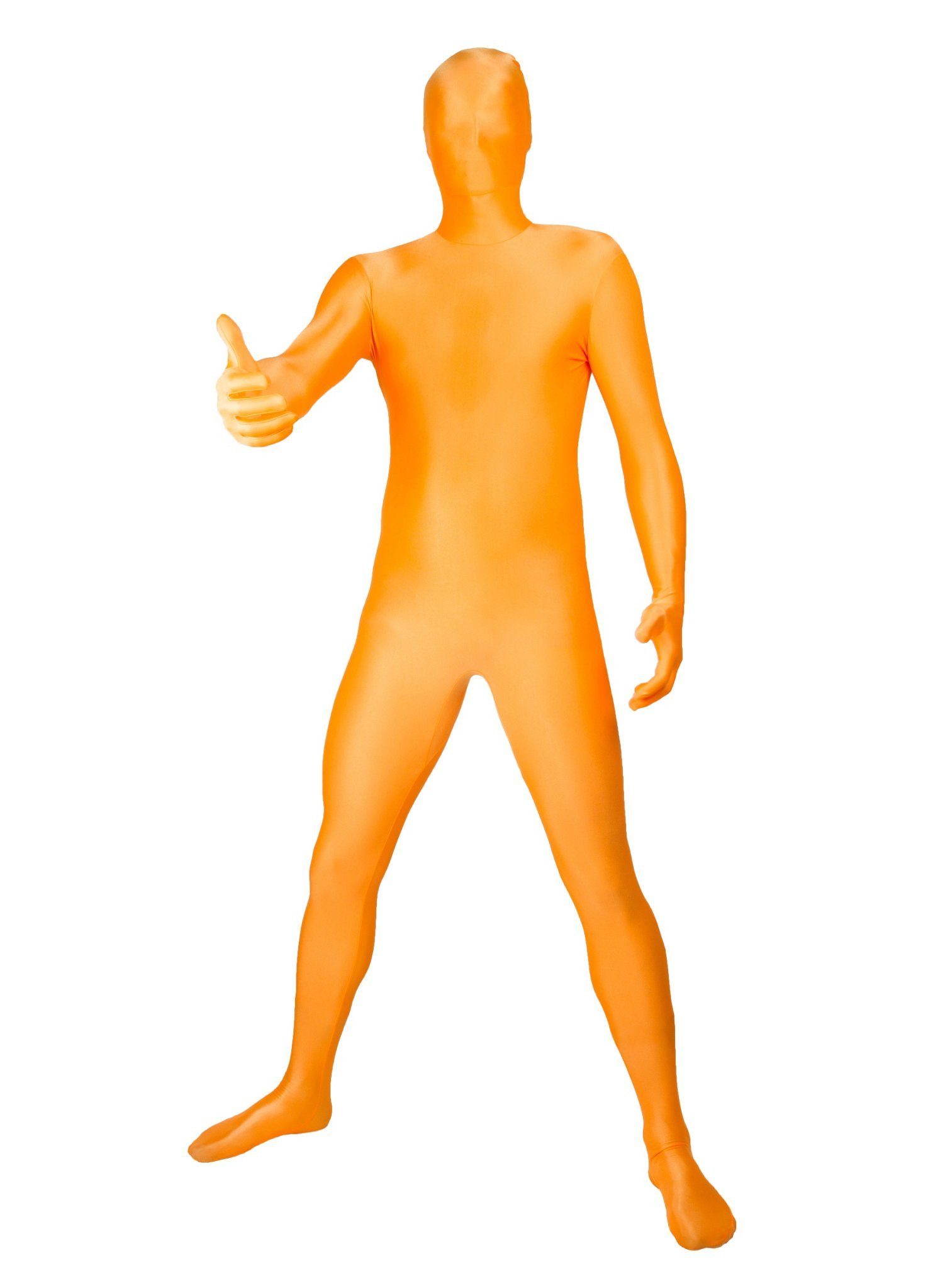Morphsuits Kostüm UV Ganzkörperanzug orange, Original Morphsuits - die Premium Suits für die besonderen Anlässe