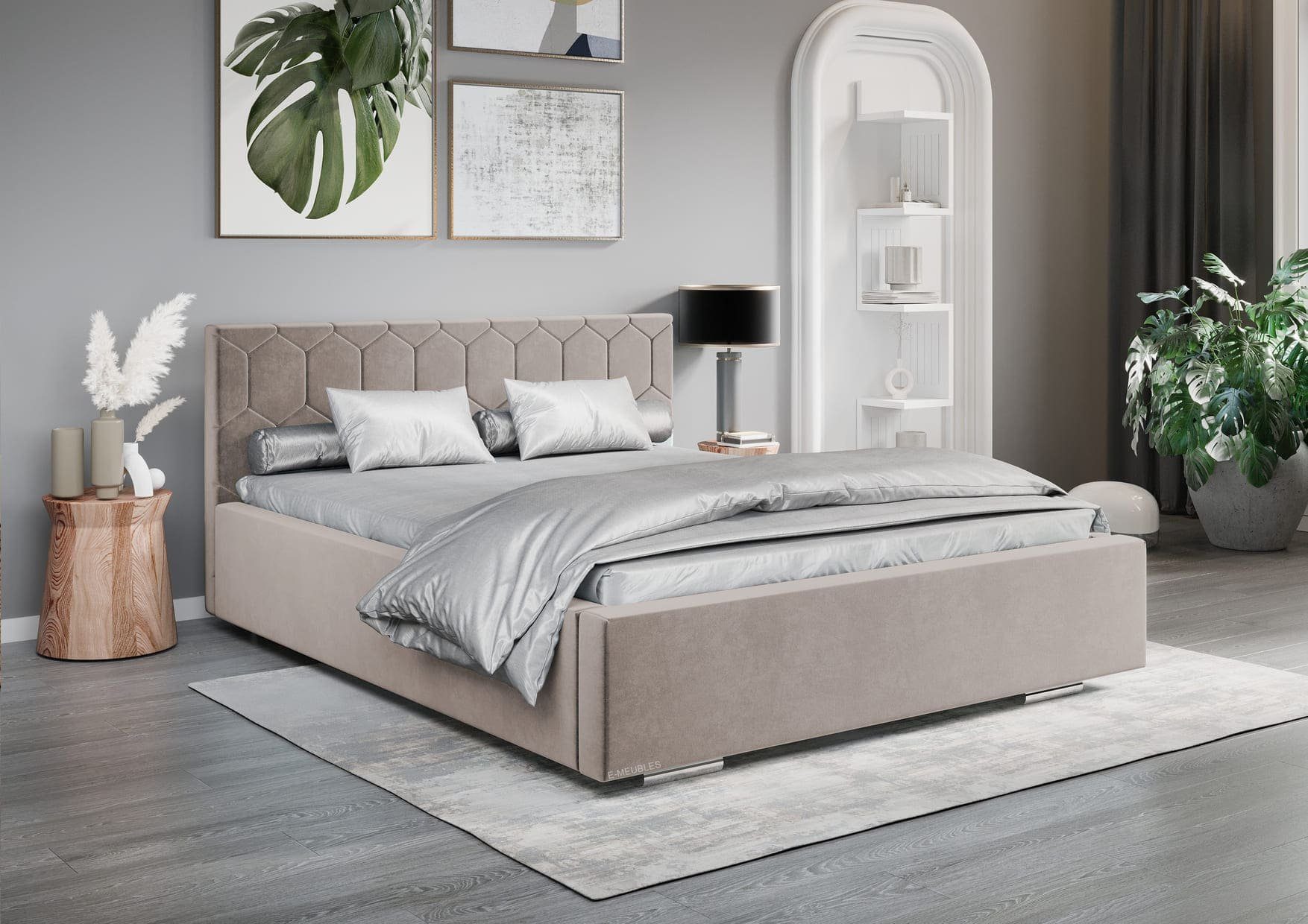 MOEBLO Polsterbett Bett 02 (Double Doppelbett günstig online kaufen
