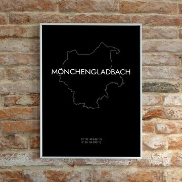 MOTIVISSO Poster Mönchengladbach Koordinaten #8