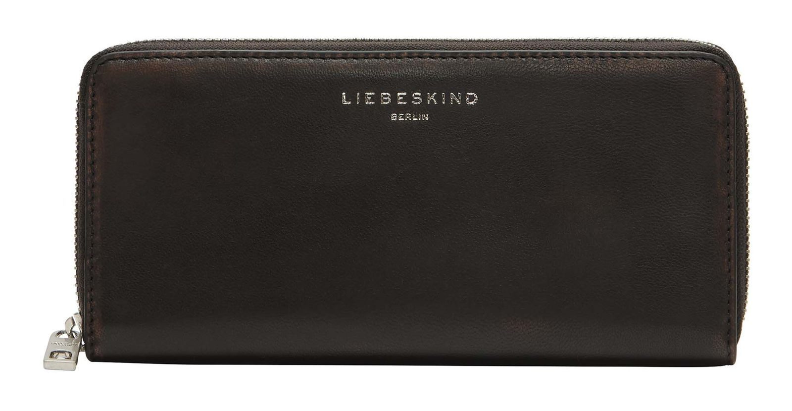 Liebeskind Berlin Geldbörse Zip Around Wallet, aus echtem Leder mit RFID-Blocker Schutz