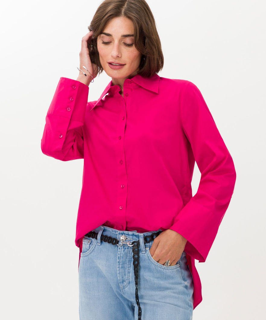 Brax Klassische Bluse Style VICKI, Besteht aus einem hochwertigen  Baumwollmix