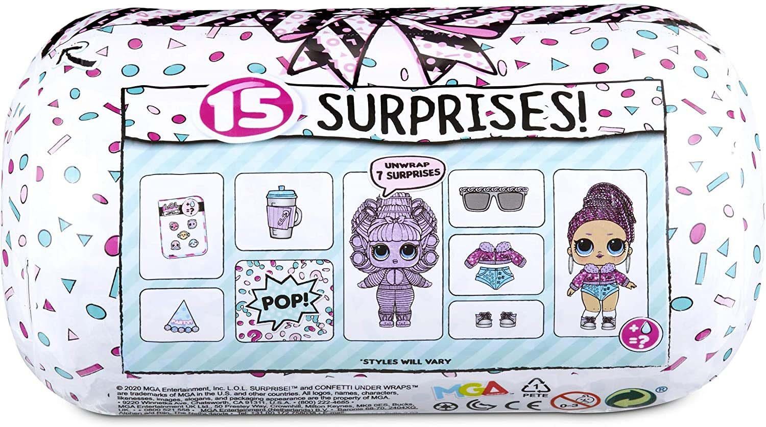 MGA ENTERTAINMENT Anziehpuppe MGA Entertainment Surprise Surprise Under L.O.L. A Confetti - Wraps