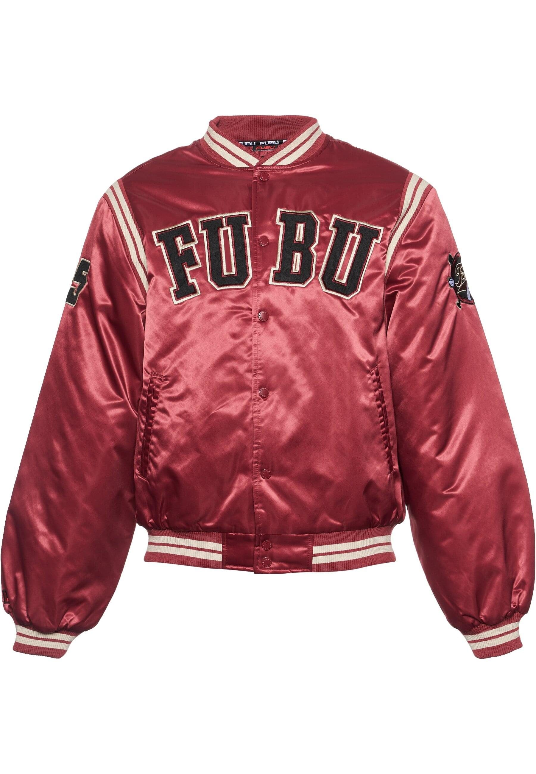 Fubu Bomberjacke Fubu Herren FM233-001-2 FUBU College Satin Varsity Jacket (1-St)