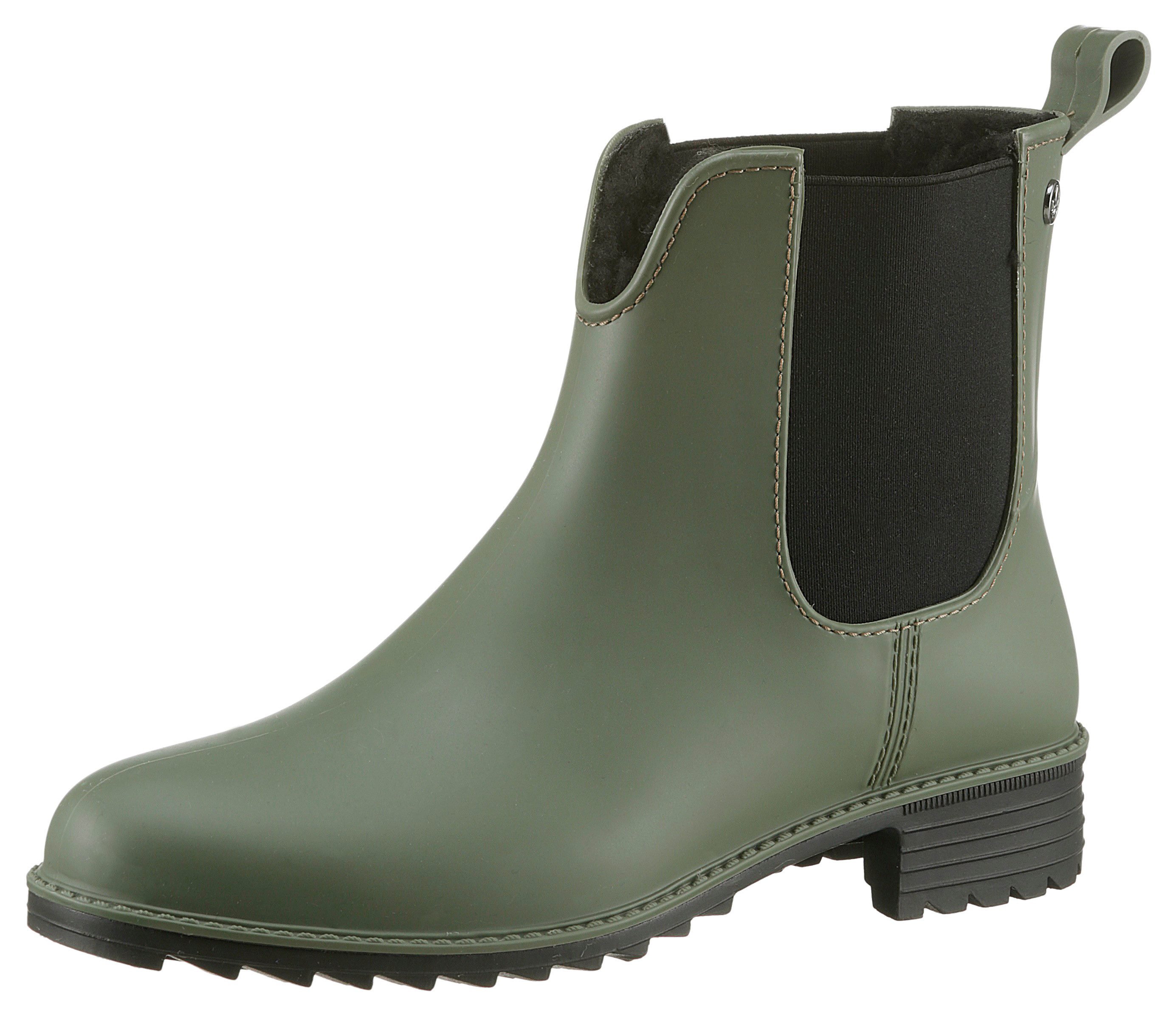 Rieker Chelseaboots, Gummistiefelette, Schlupfboots, Blockabsatz, zum günstig online kaufen