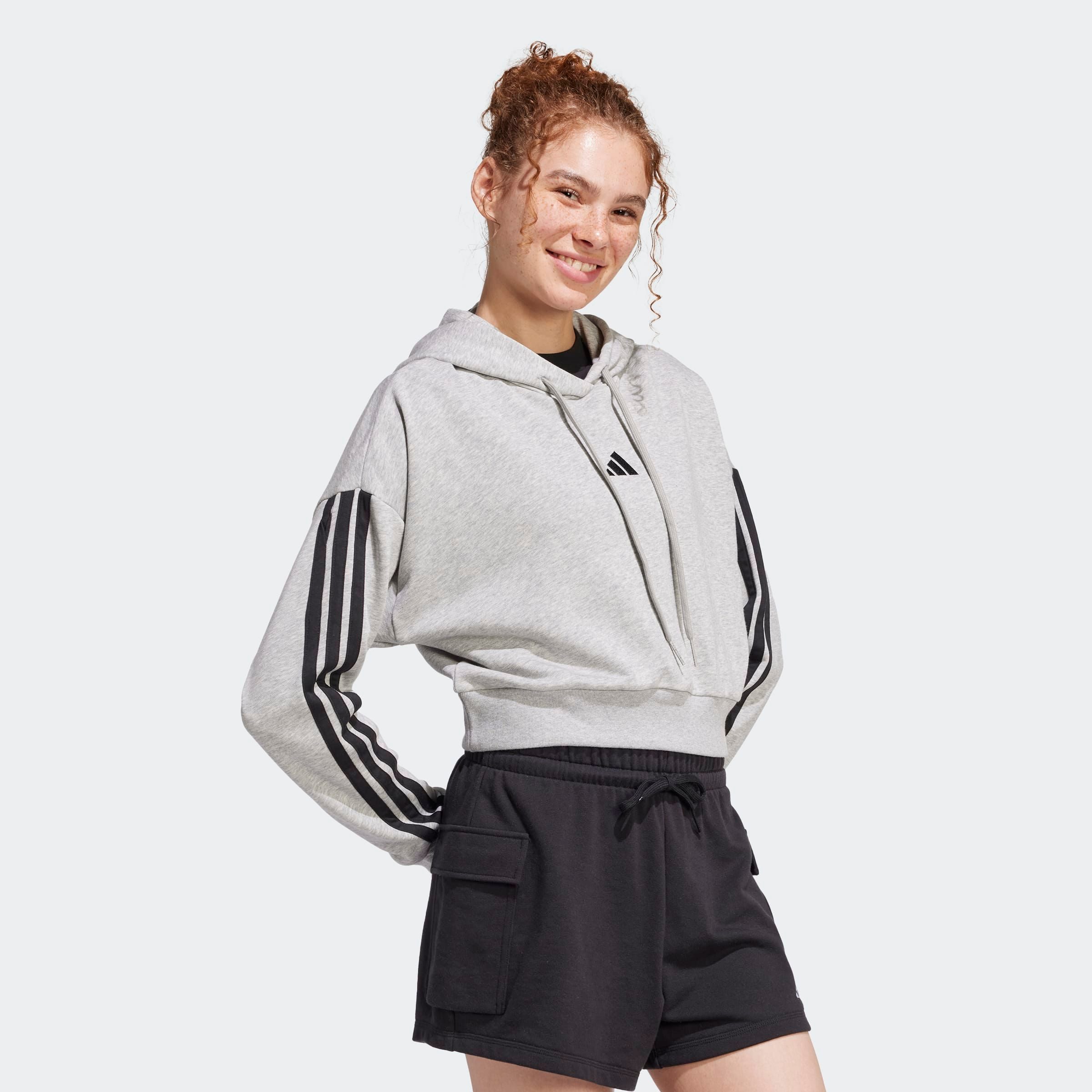 adidas Sportswear Kapuzensweatshirt W 3S FT CRO HD günstig online kaufen