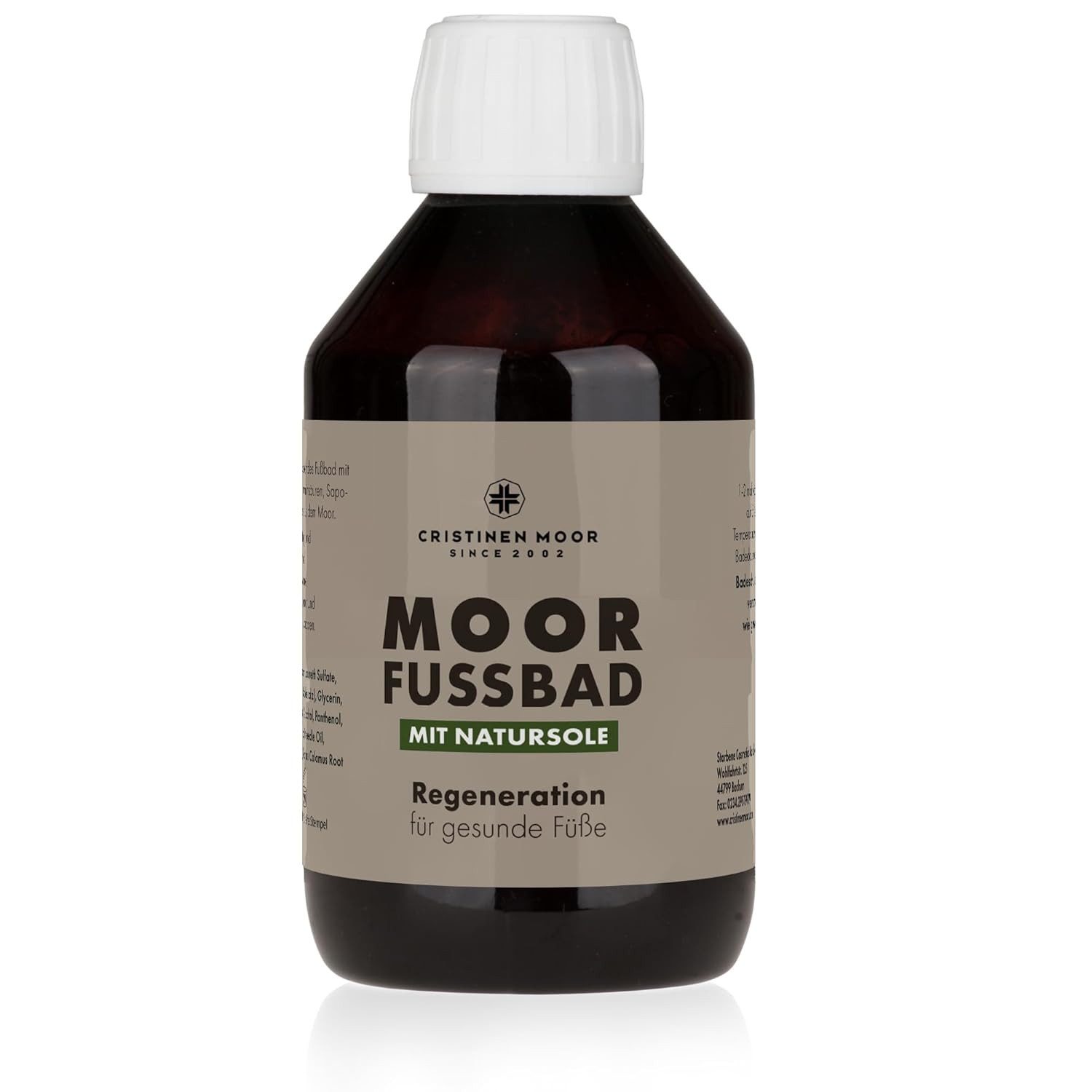 CristinenMoor Fußbad CristinenMoor Moor Fußbad mit Natursole 250 ml