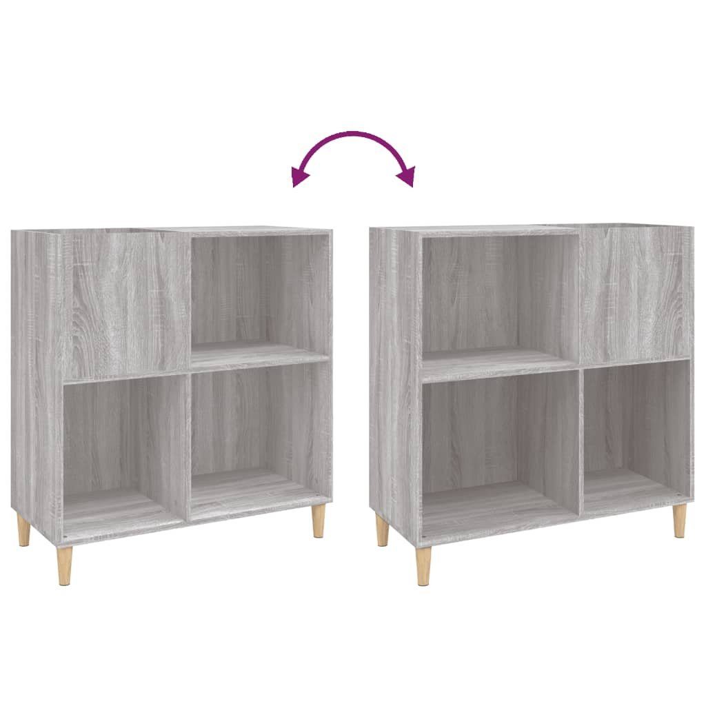 cm Holzwerkstoff 84,5x38x89 Grau Sonoma Regal vidaXL Plattenschrank