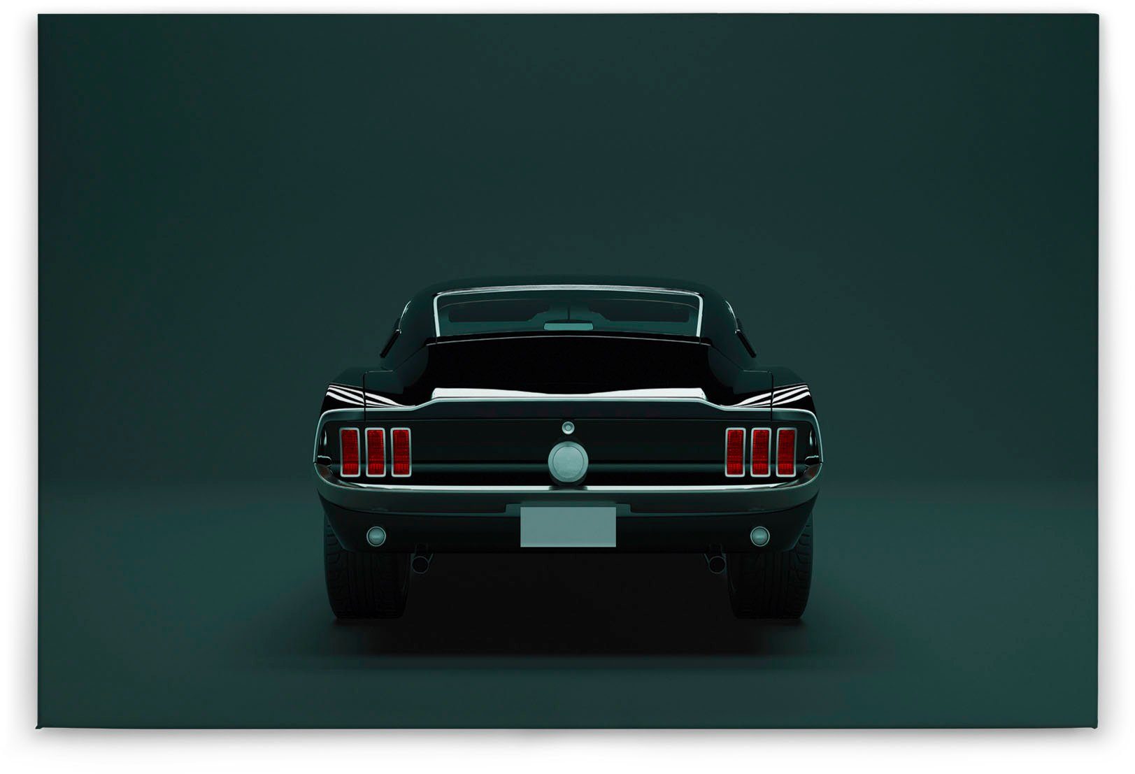A.S. Création Leinwandbild mustang 3, Auto, Kinder, Kunst (1 St), Keilrahmen Bild Oldtimer Auto Leinwand-Bild Wohnzimmer modern Wandbild