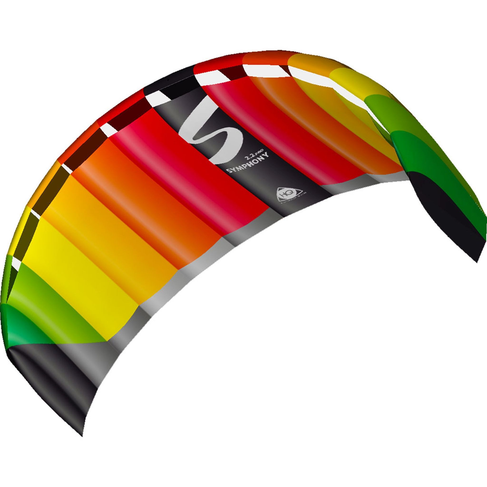 HQ Flug-Drache HQ Lenkdrachen Symphony Pro 2.2 Rainbow R2F