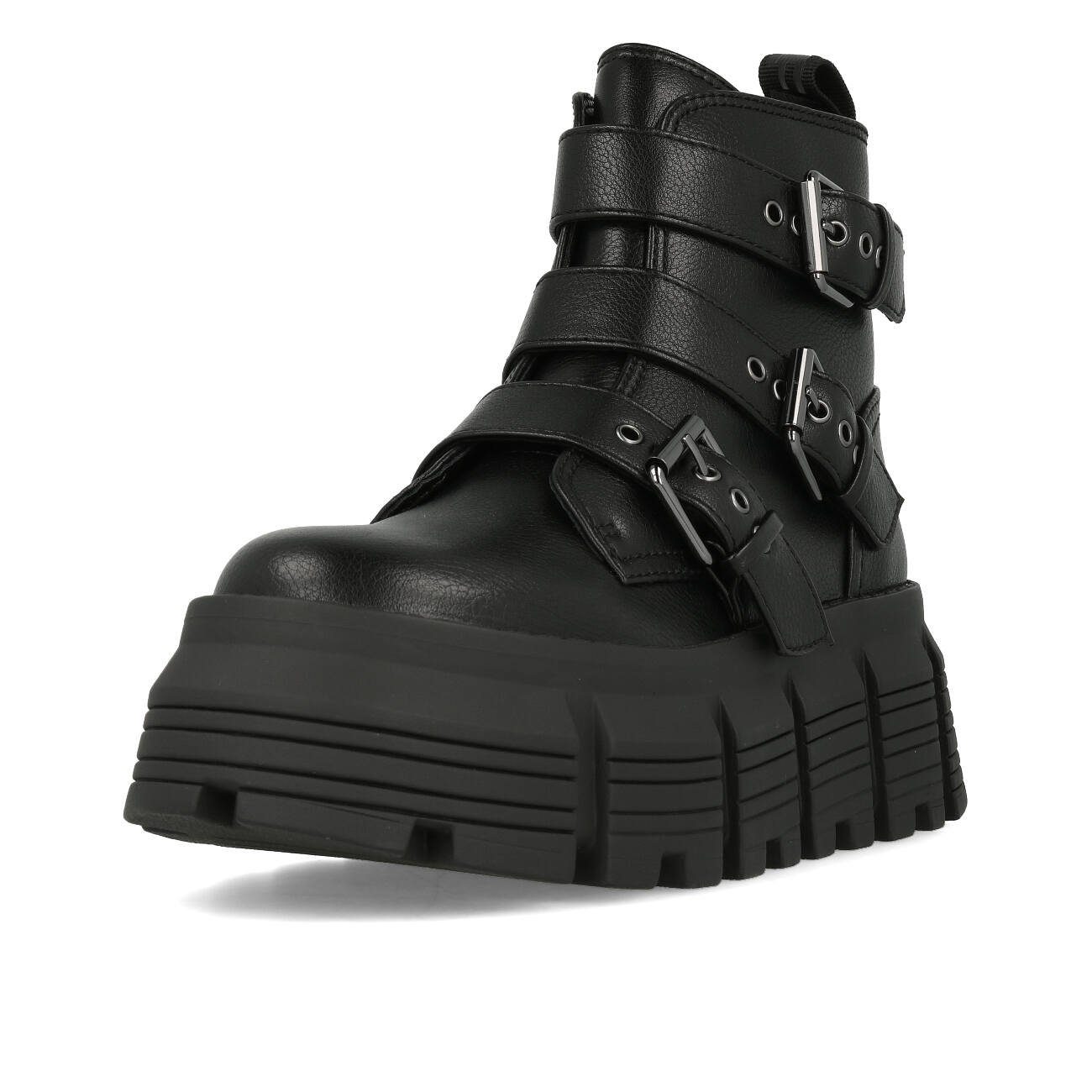 Buffalo Buffalo AVA Ankleboot Damen Vegan Nappa Black Ankleboots