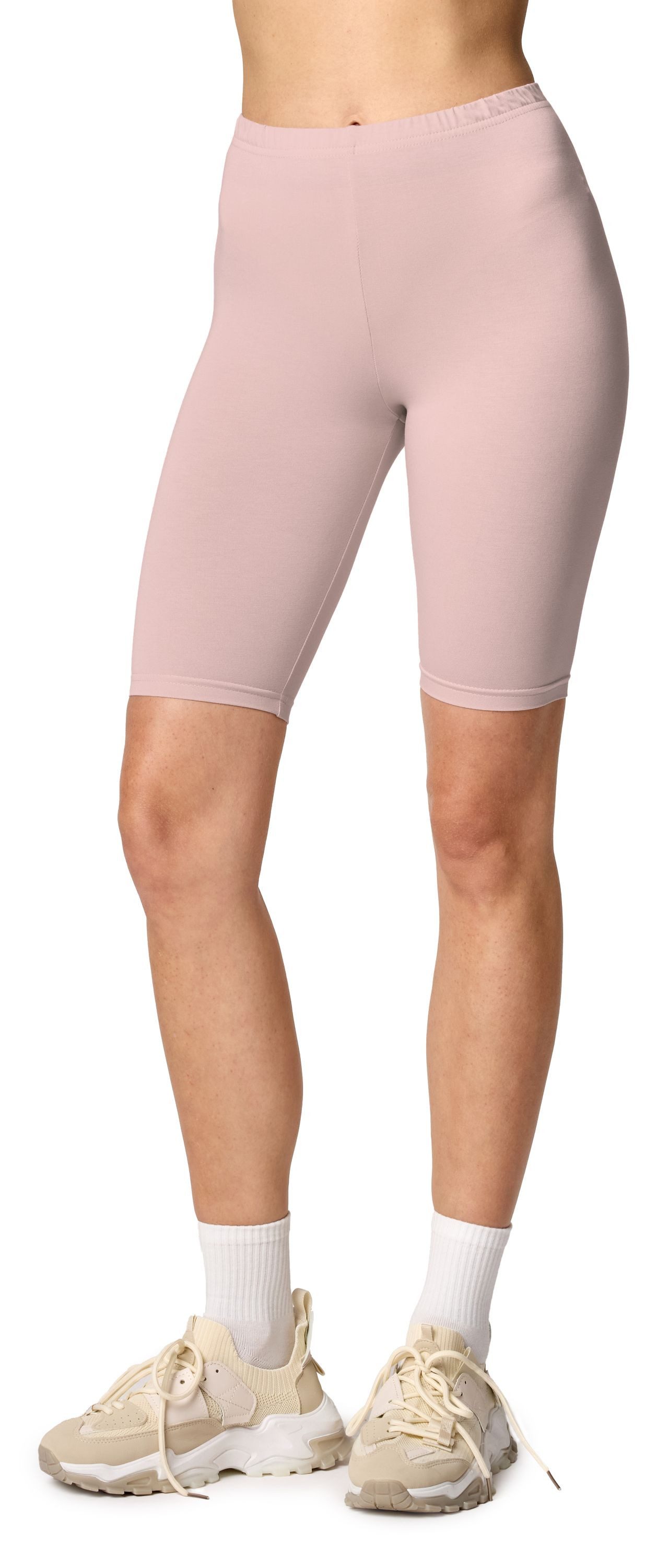 Merry Style Leggings Damen Kurze Hose aus Viskose MS10-145 (1-tlg) elastischer Bund