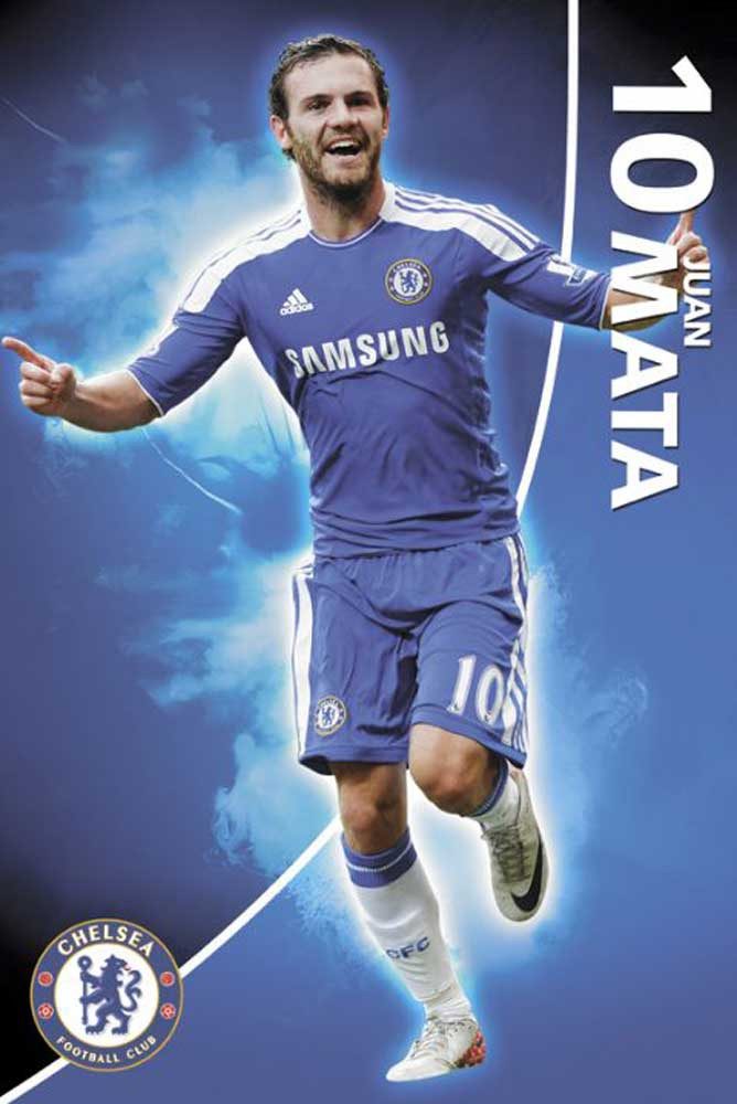 Poster Fussball - Poster - Fc Chelsea - Mata 11/12