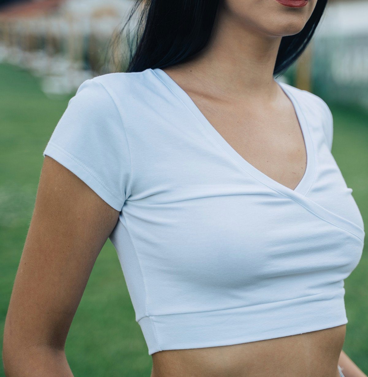 Evoni Crop-Top Damen Crop Top Kurzarmshirt günstig online kaufen