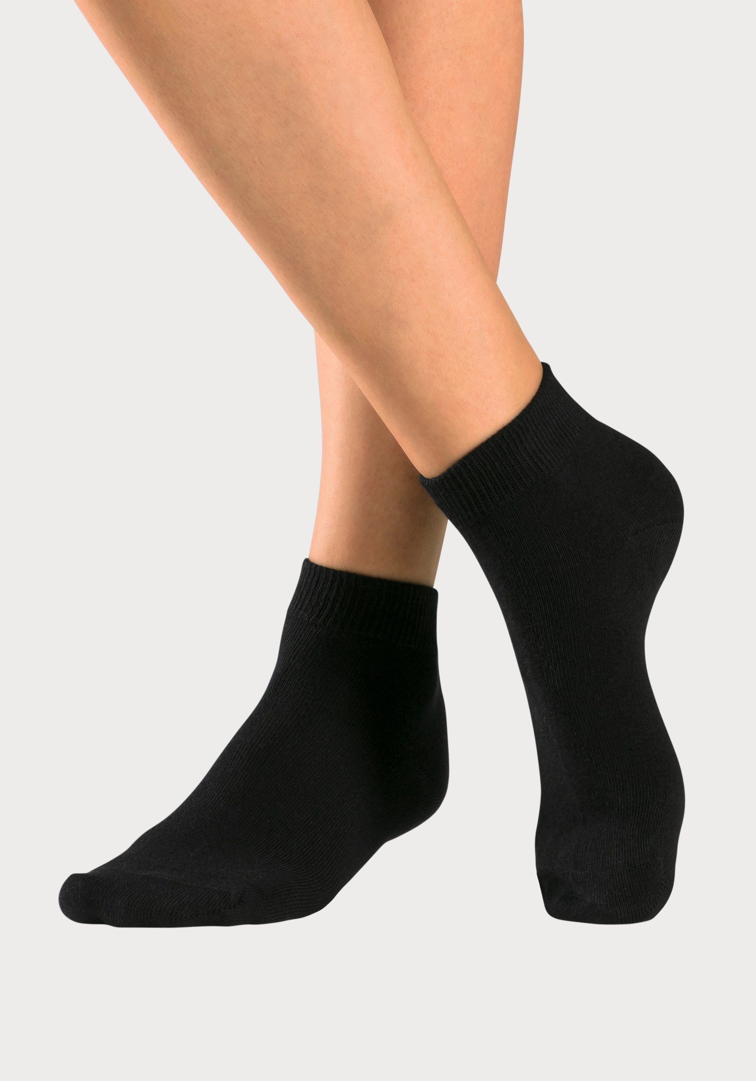H.I.S Kurzsocken Damen Herren Kurzschaft Socken (Packung, 10-Paar, Großpackung 35-38 bis 43-46) mit eingestrickten Symbolen, leicht zum sortieren – Bild 3 von 5