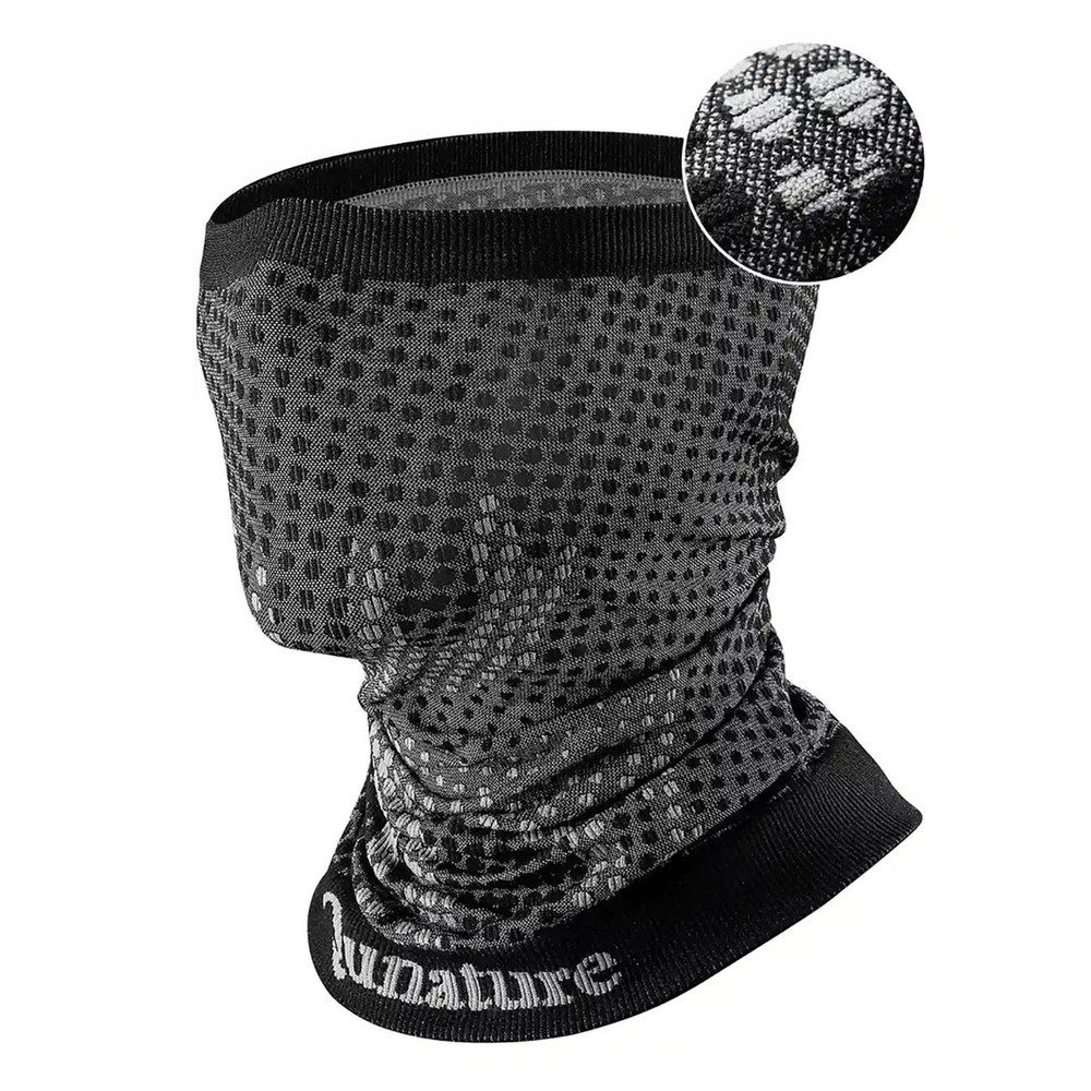 Sturmhaube Qunature Skischal Bandana Schwarz Einheitsgröße