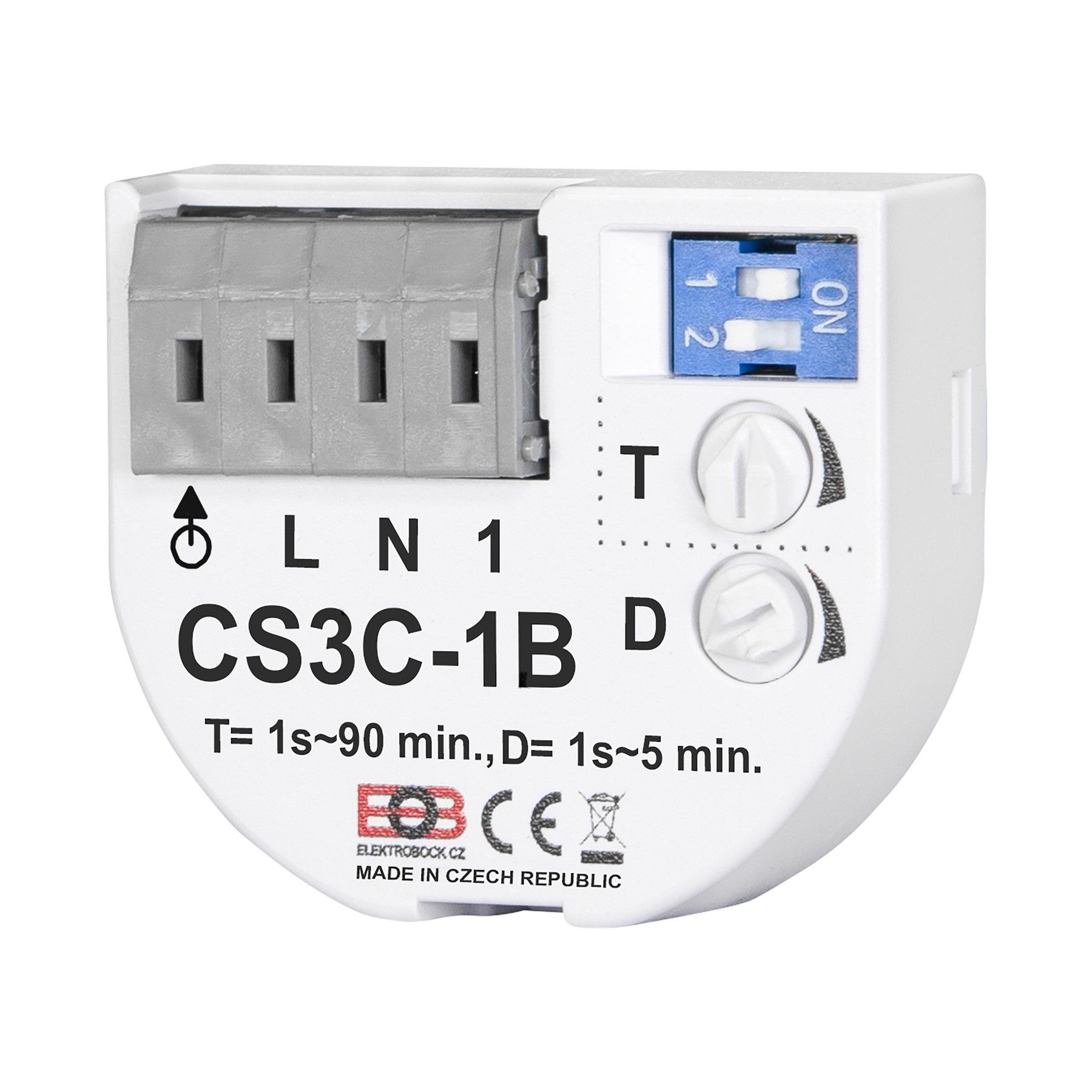Elektrobock Распределителиbox ELEKTROBOCK Zeitschalter 138, CS3C-1B, weiß