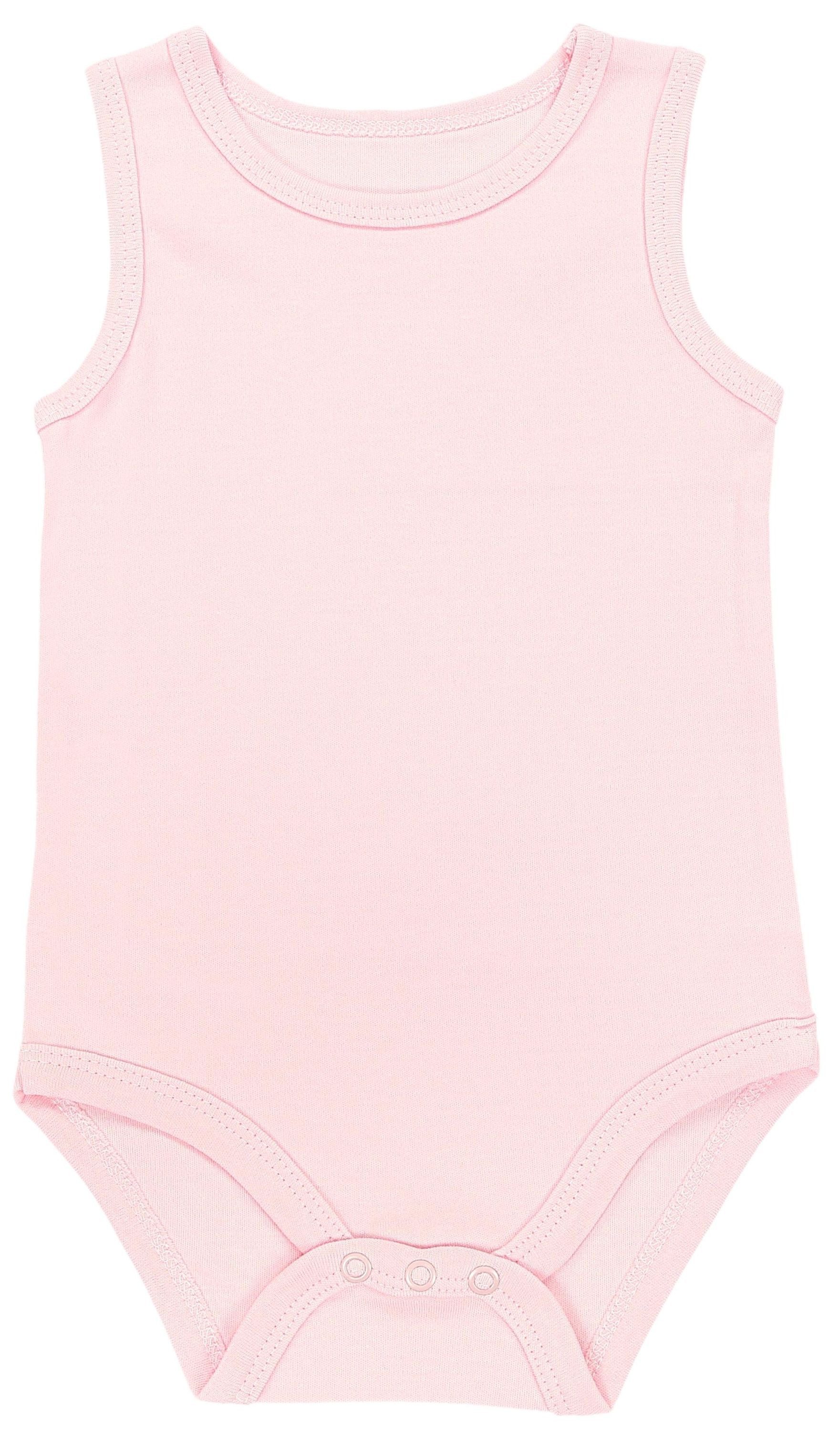 TupTam Kurzarmbody TupTam Baby Mädchen Achselbody in Unifarben 5er Pack – Bild 3 von 5