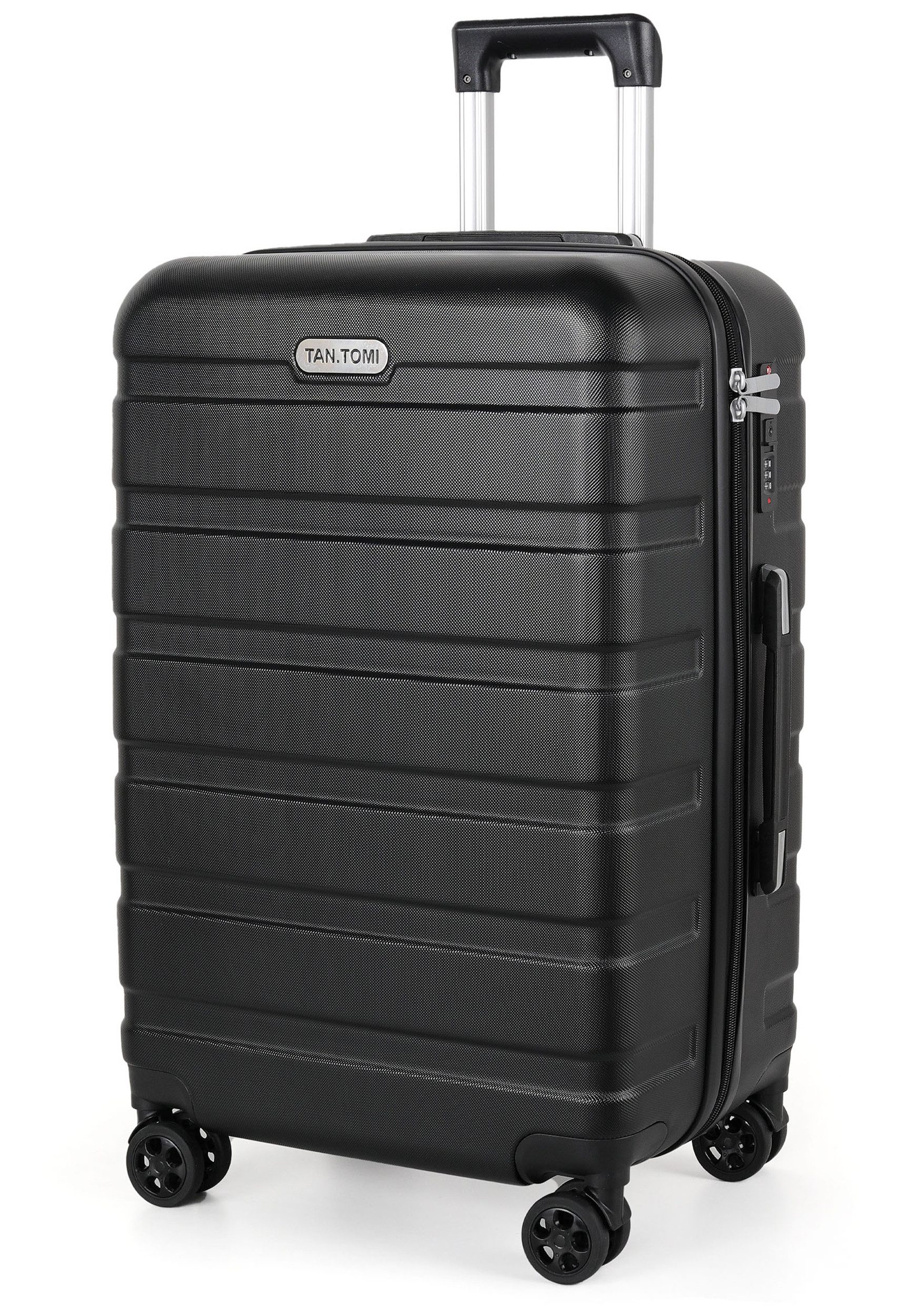 TAN.TOMI Handgepäckkoffer S/M/L/Set Koffer Hartschale Leicht Reisekoffer ABS Geräumig Haltbar, Trolley Handgepäck Große Kapazität