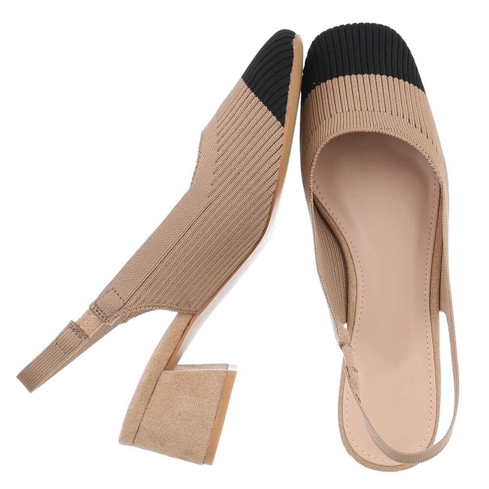 Ital-Design Bequemer Slingback-Pump für stilbewusste Frauen Schnürpumps (89 günstig online kaufen