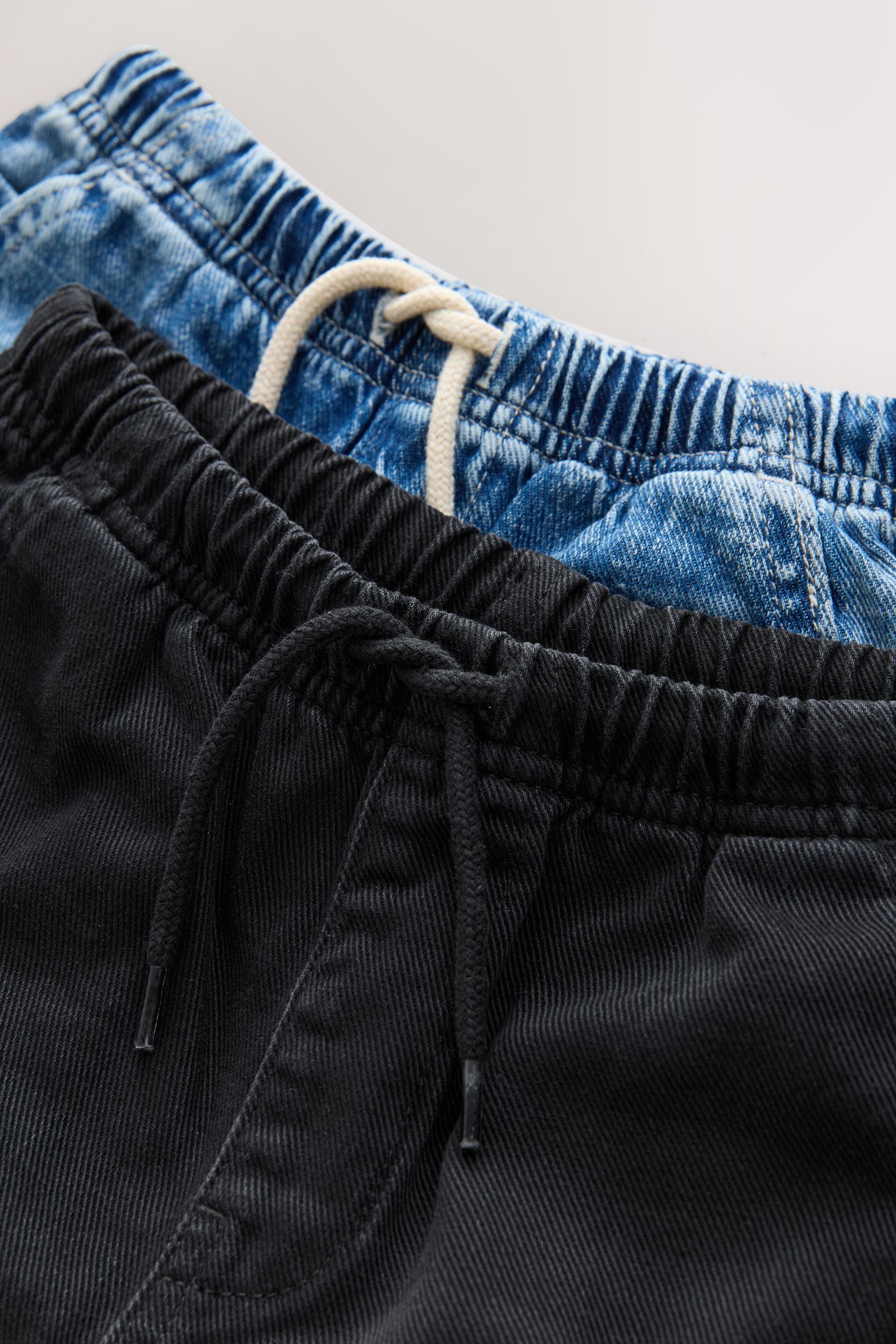 Next Shorts Denim-Bermudashorts aus 100 % Baumwolle 2er-Pack (2-tlg)