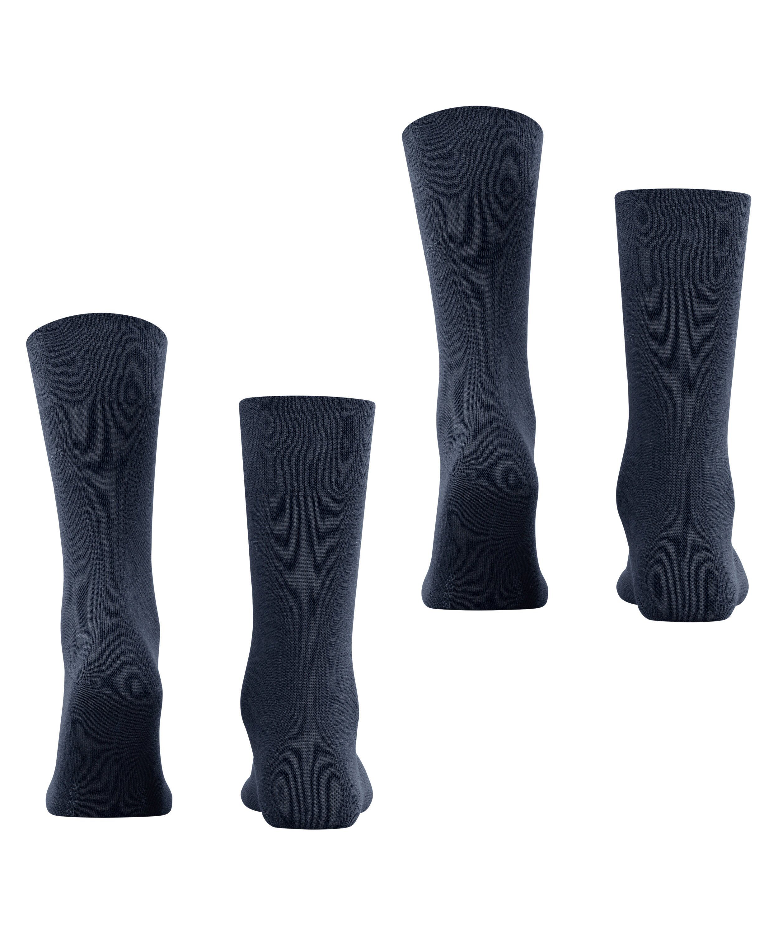 Esprit Socken Basic Easy 2-Pack Socken (2-Paar) mit druckfreiem Komfortbund