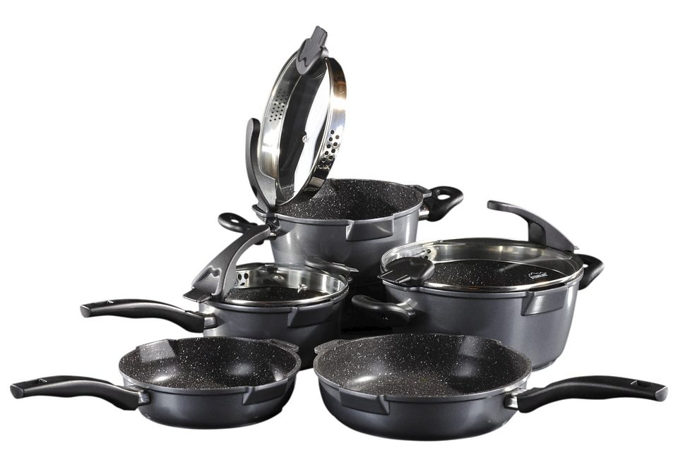 Image of STONELINE Topf-Set »Future«, Aluminiumguss, (Set, 8-tlg), Induktion