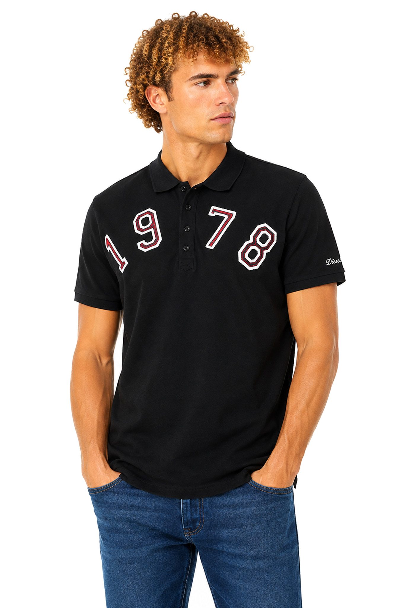 Diesel Poloshirt Diesel T-DANIEL-AB CAMICIA Herren Shirt Poloshirt