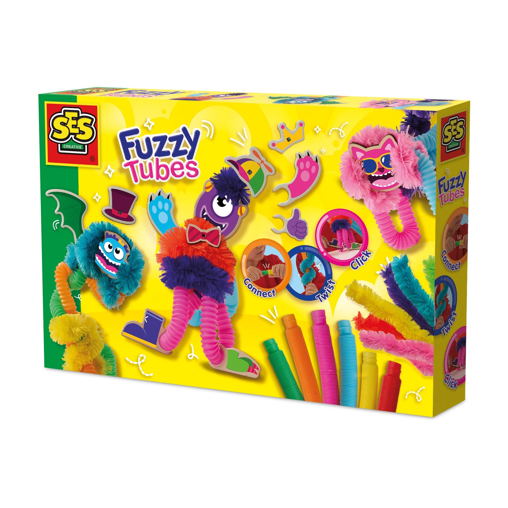 SES Creative Spiel SES Creative Fuzzy Tubes – Biegen, Wickeln & Basteln
