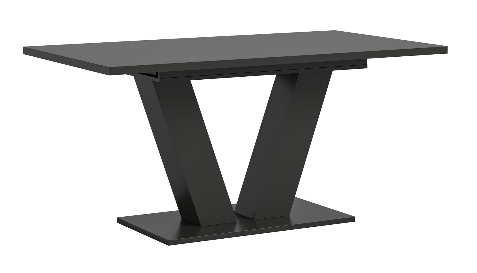 Aileenstore Esstisch OSLO, 150 cm Breite, Grau, 2-teilig
