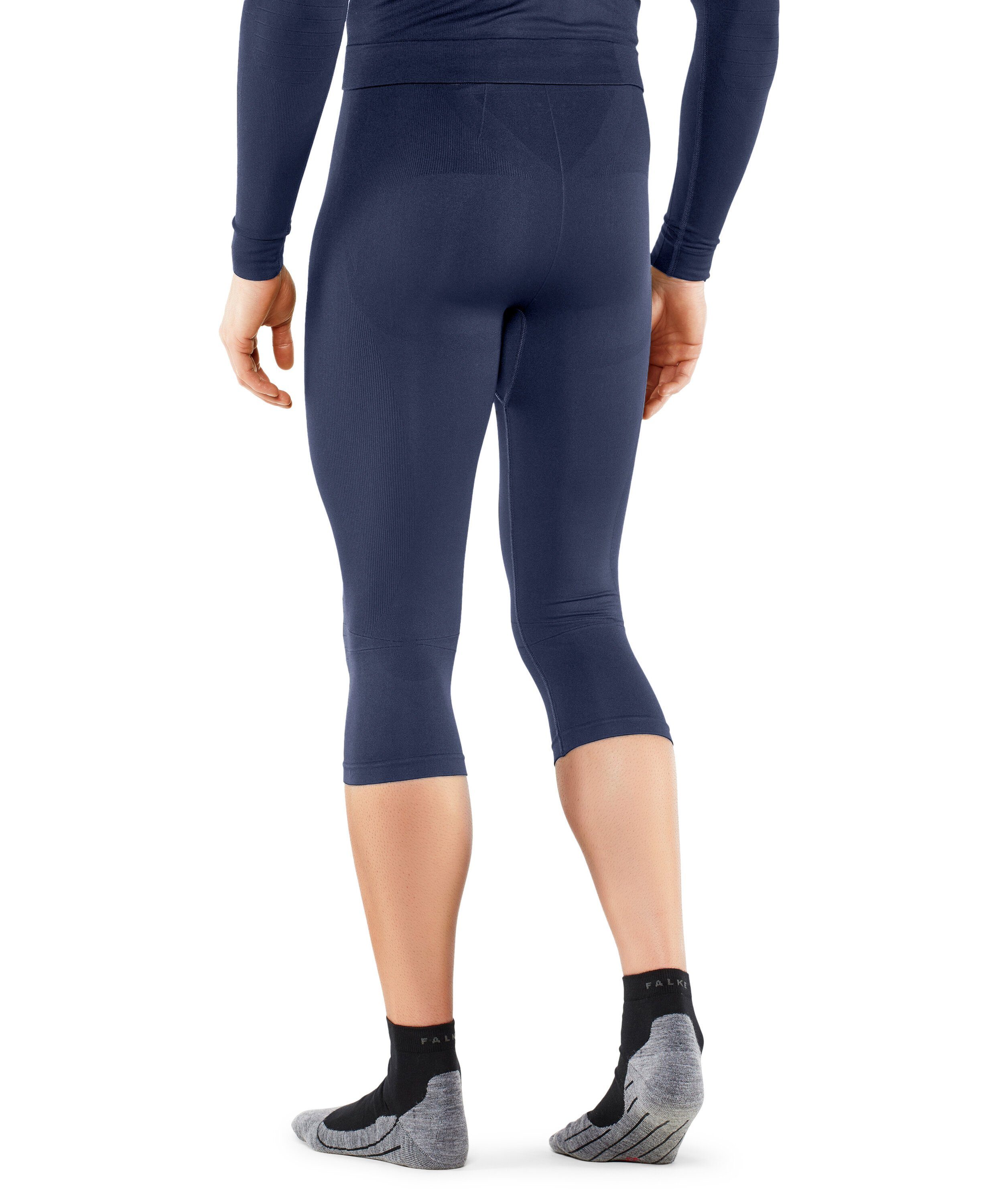 FALKE Maximum (1-St) space Thermounterhose Warm blue (6116) Material feuchtigkeitsregulierendem aus