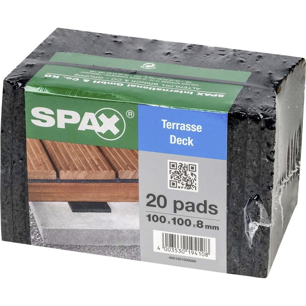 SPAX Montagezubehör SPAX Abstandshalter 100 mm 4001001000089 20 St. (L x B x H) 100 x 1