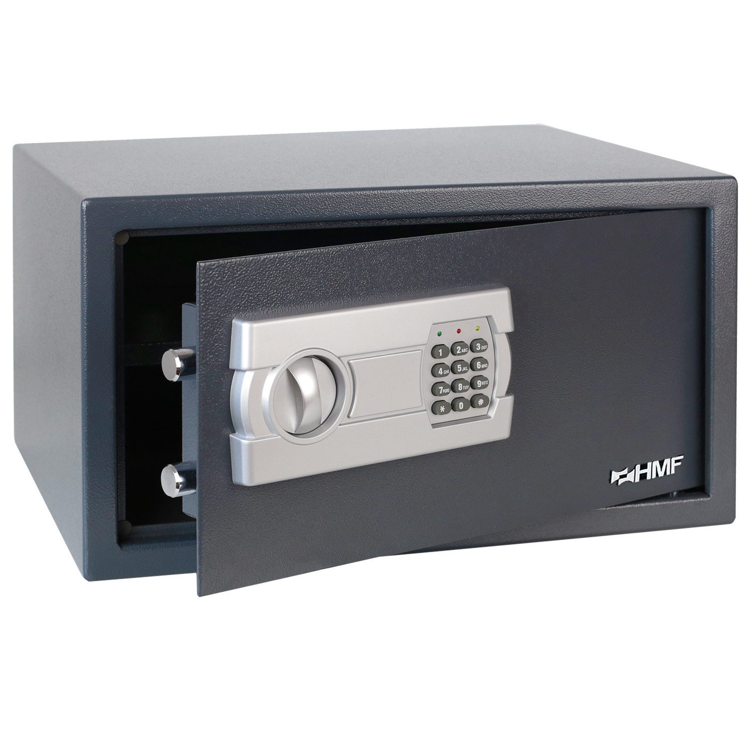 HMF Möbeltresor Tresor passend für 15 Zoll Laptop und Ordner, Laptopsafe Safe, 45 x 25 x 36,5 cm