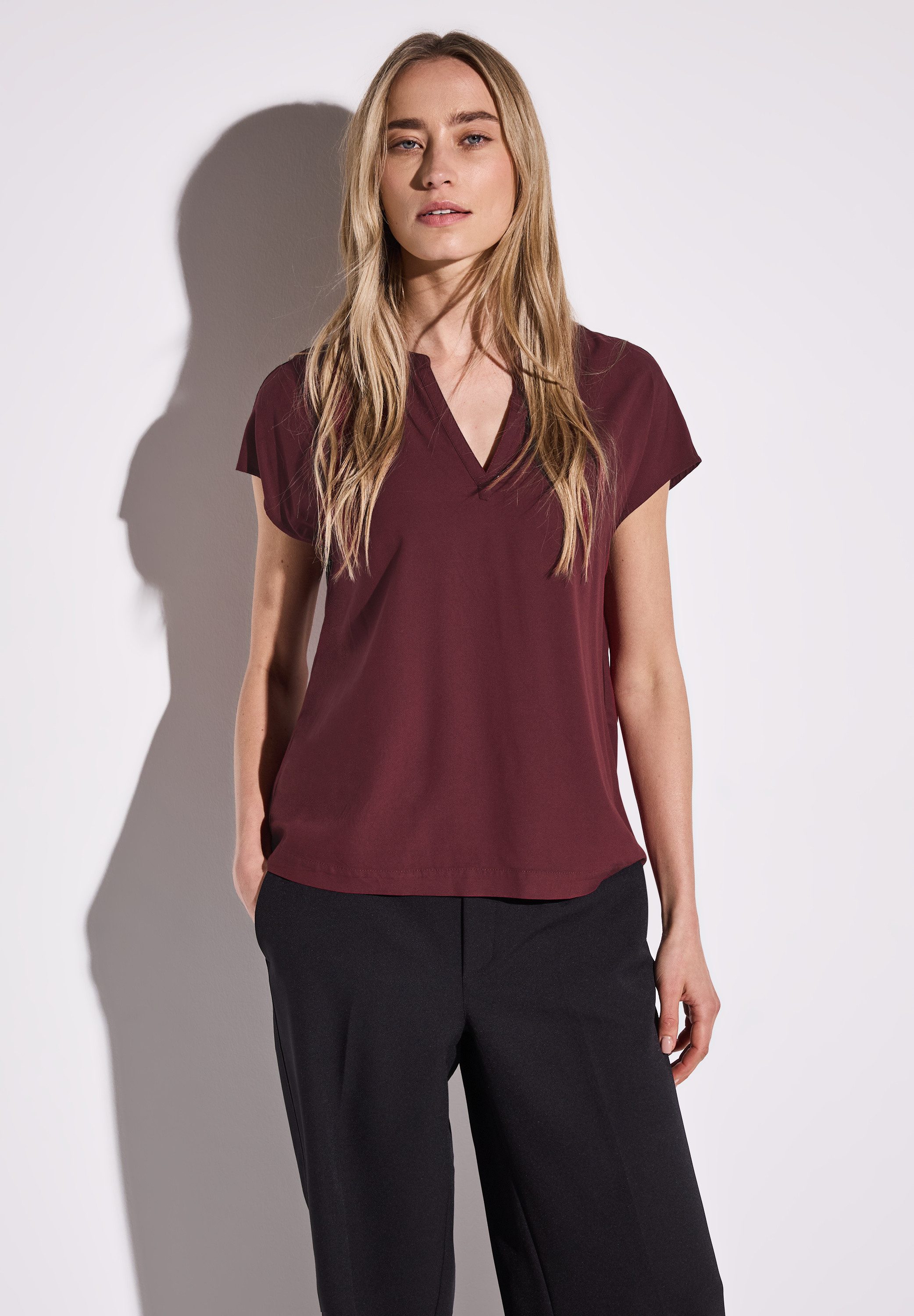 STREET ONE Hemdbluse, aus softer Viskose günstig online kaufen
