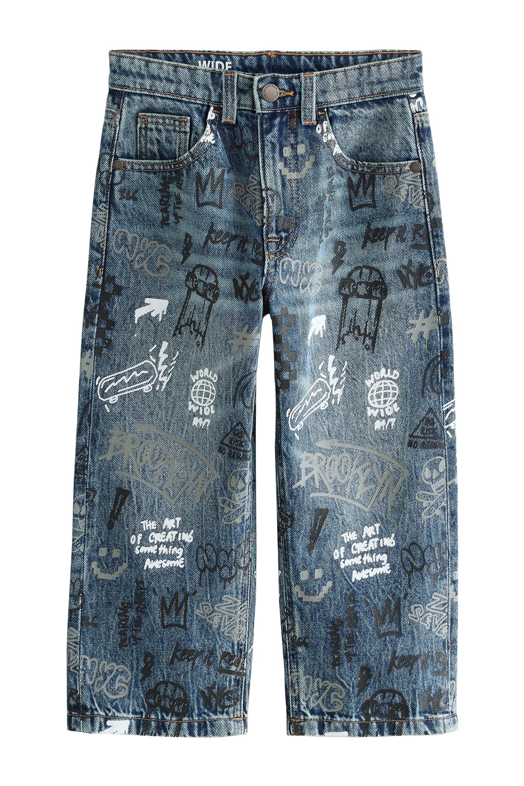 Next Weite Jeans Authentische Denim-Jeans, weite günstig online kaufen