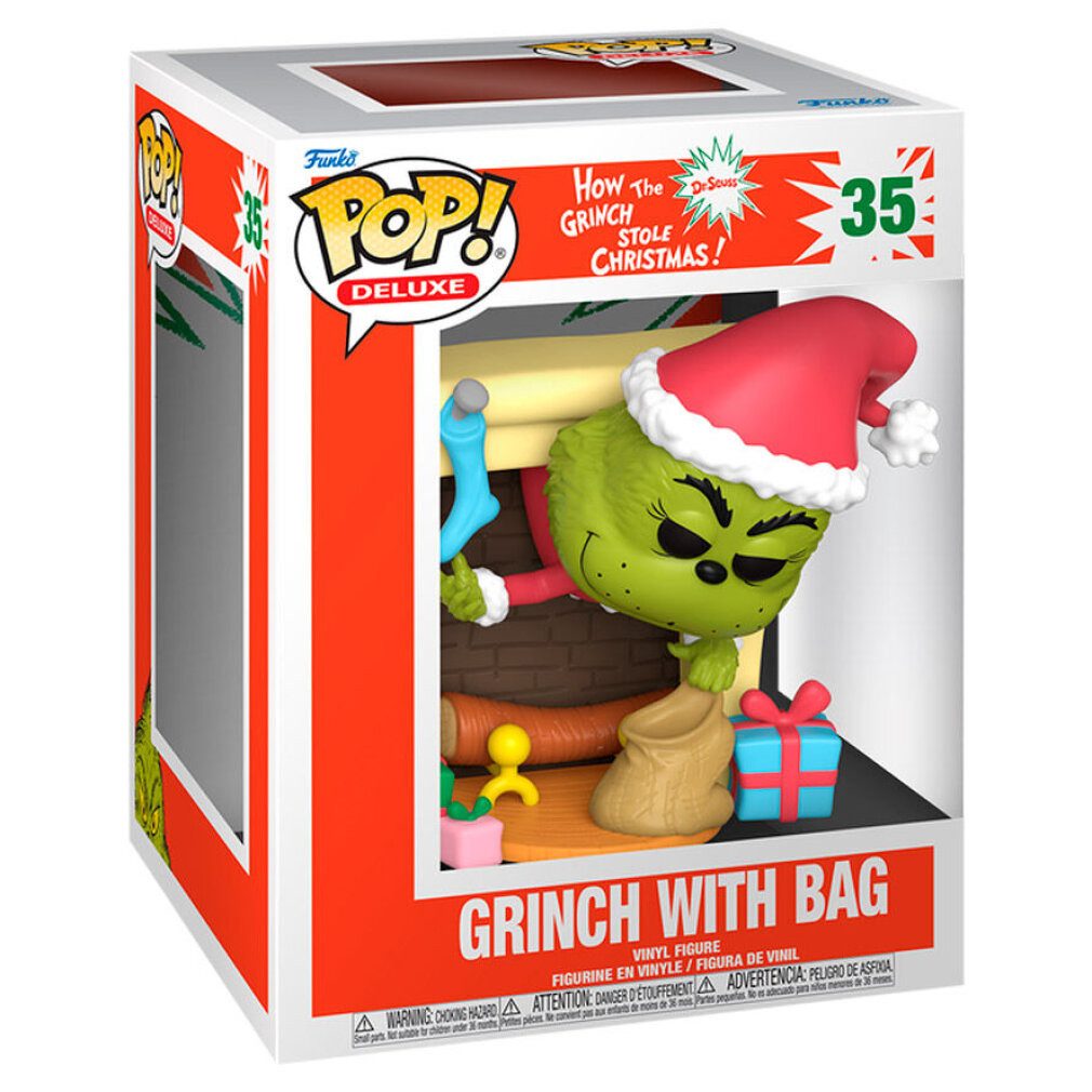 Funko Actionfigur POP Figur Deluxe Der Grinch mit Tasche