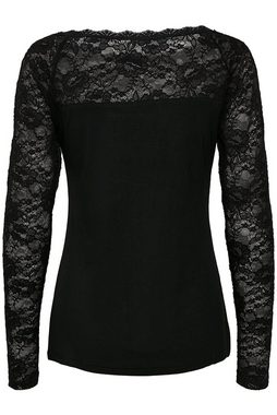 KAFFE Langarmbluse Langarm-Shirt Lacy