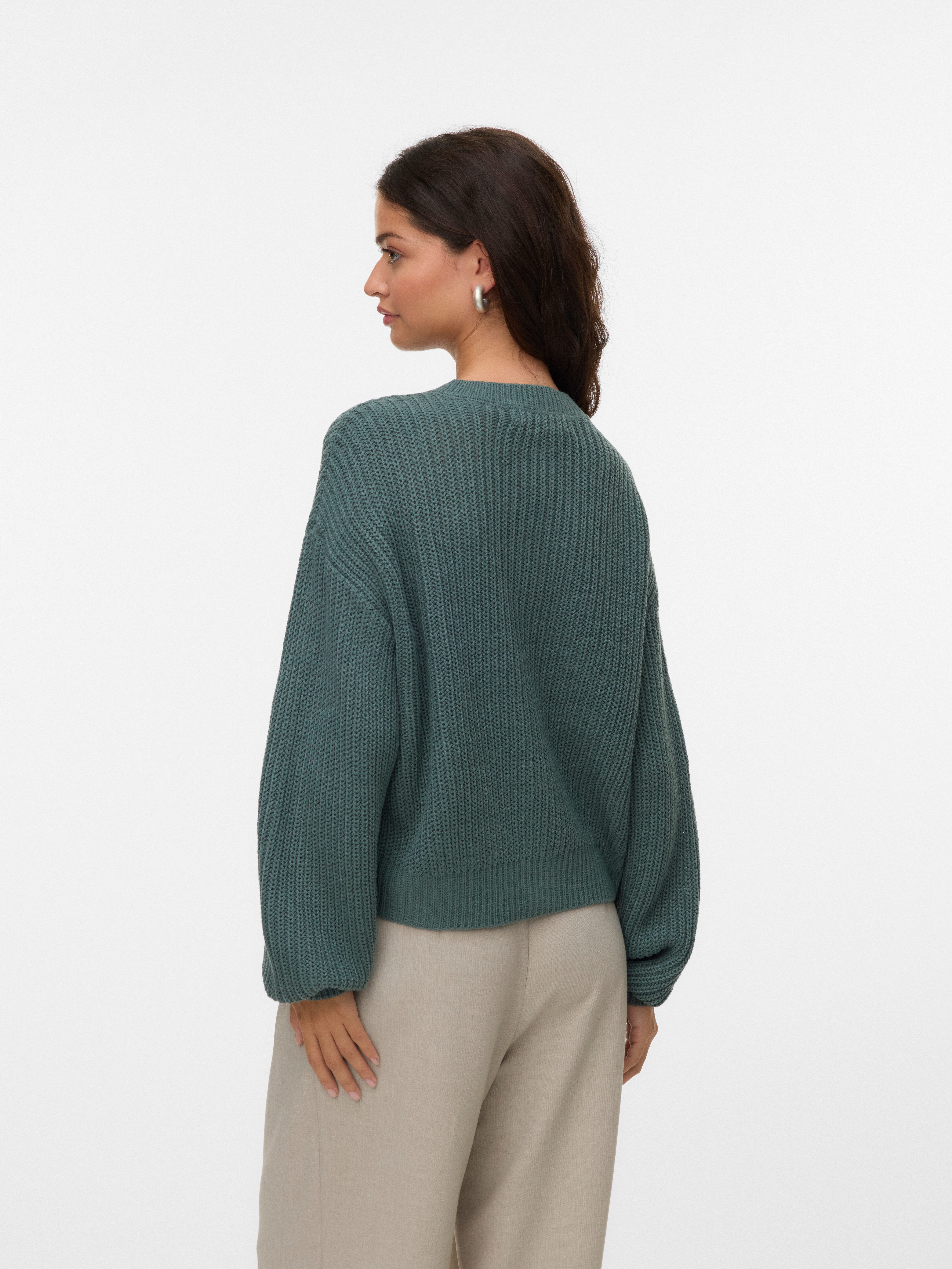 Vero Moda Strickjacke VMLEA LS O-NECK günstig online kaufen